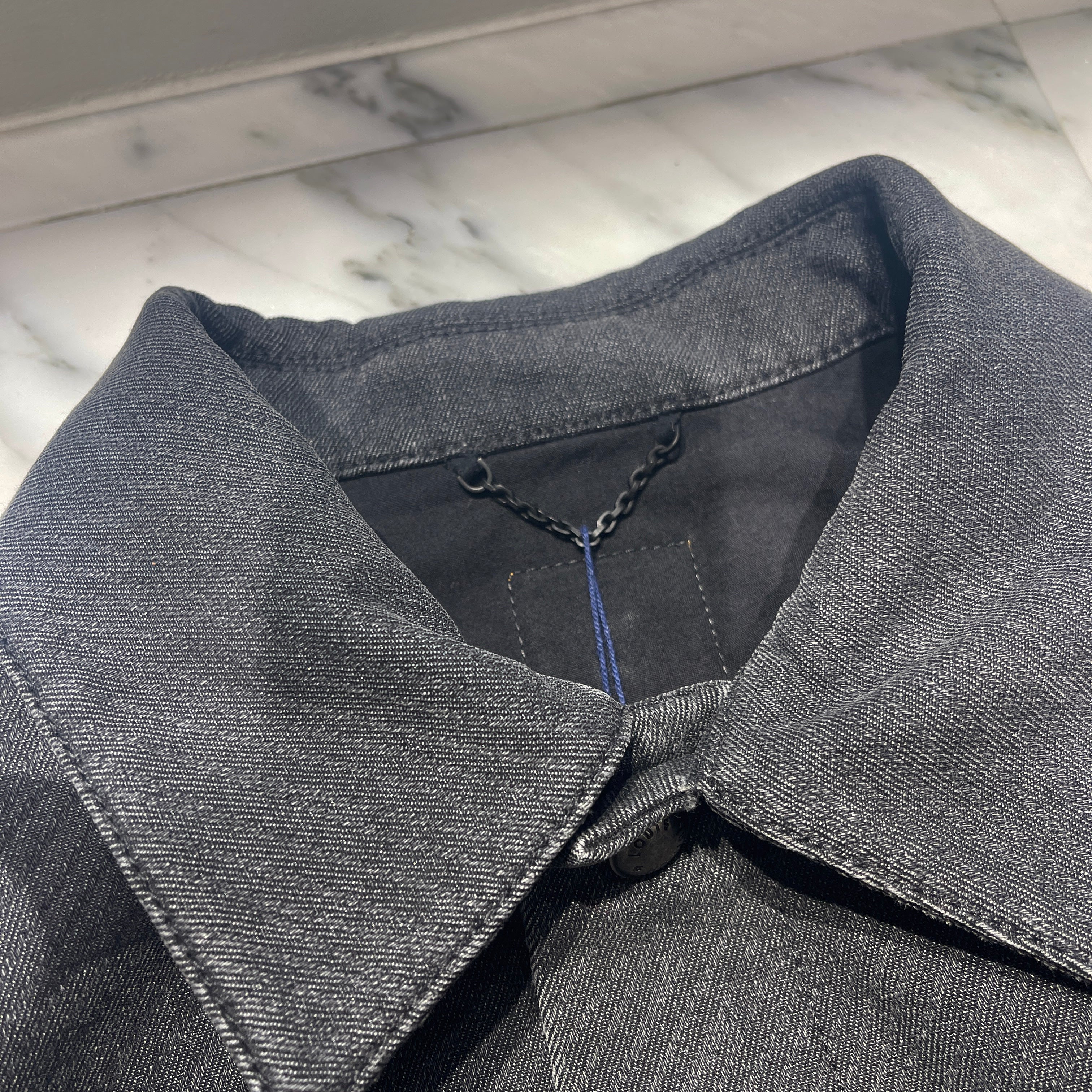 LOUIS VUITTON 2020SS Monogram Denim Jacket 1AFYCH Size 56 ルイヴィトン モノグラム デニム ジャケット サイズ56