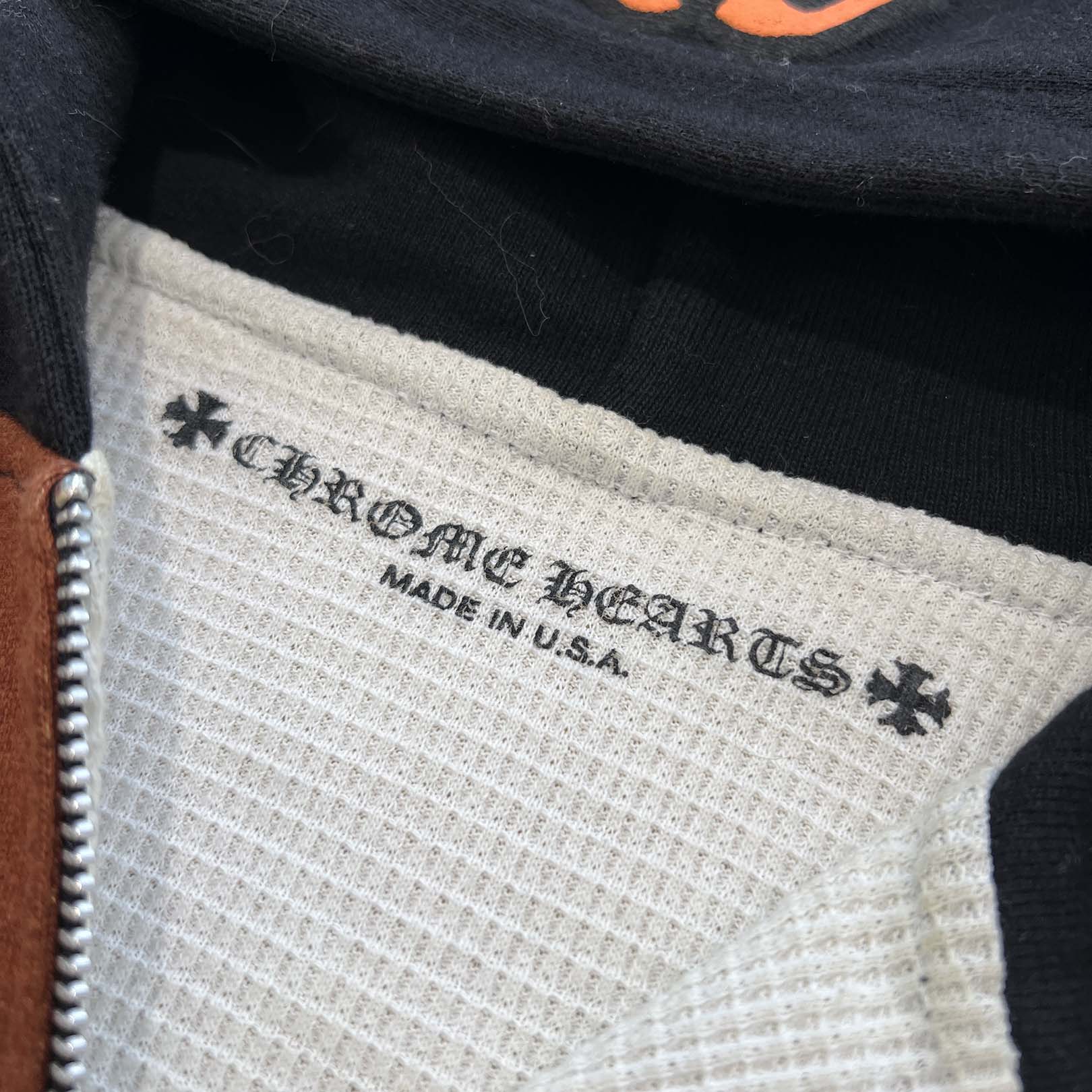 CHROME HEARTS × MATTY BOY 2022SS PPO CAUTION Zip Up Hoodie Size L クロムハーツ × マッティボーイ コーション ジップアップフーディ サイズL