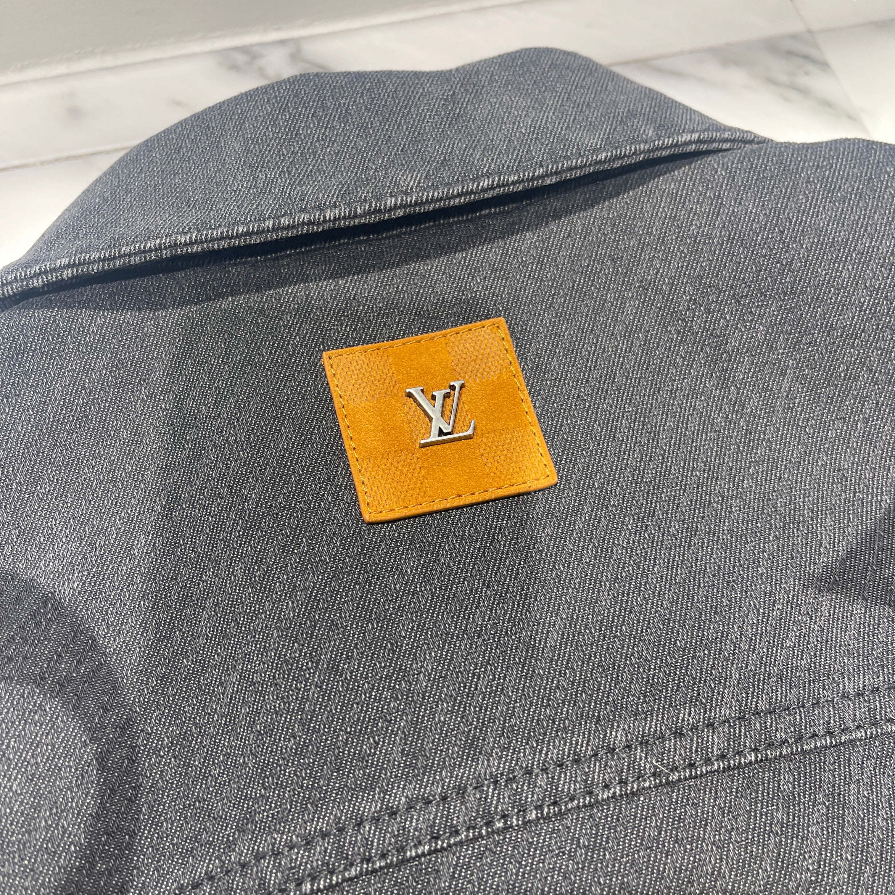 LOUIS VUITTON 2020SS Monogram Denim Jacket 1AFYCH Size 56 ルイヴィトン モノグラム デニム ジャケット サイズ56