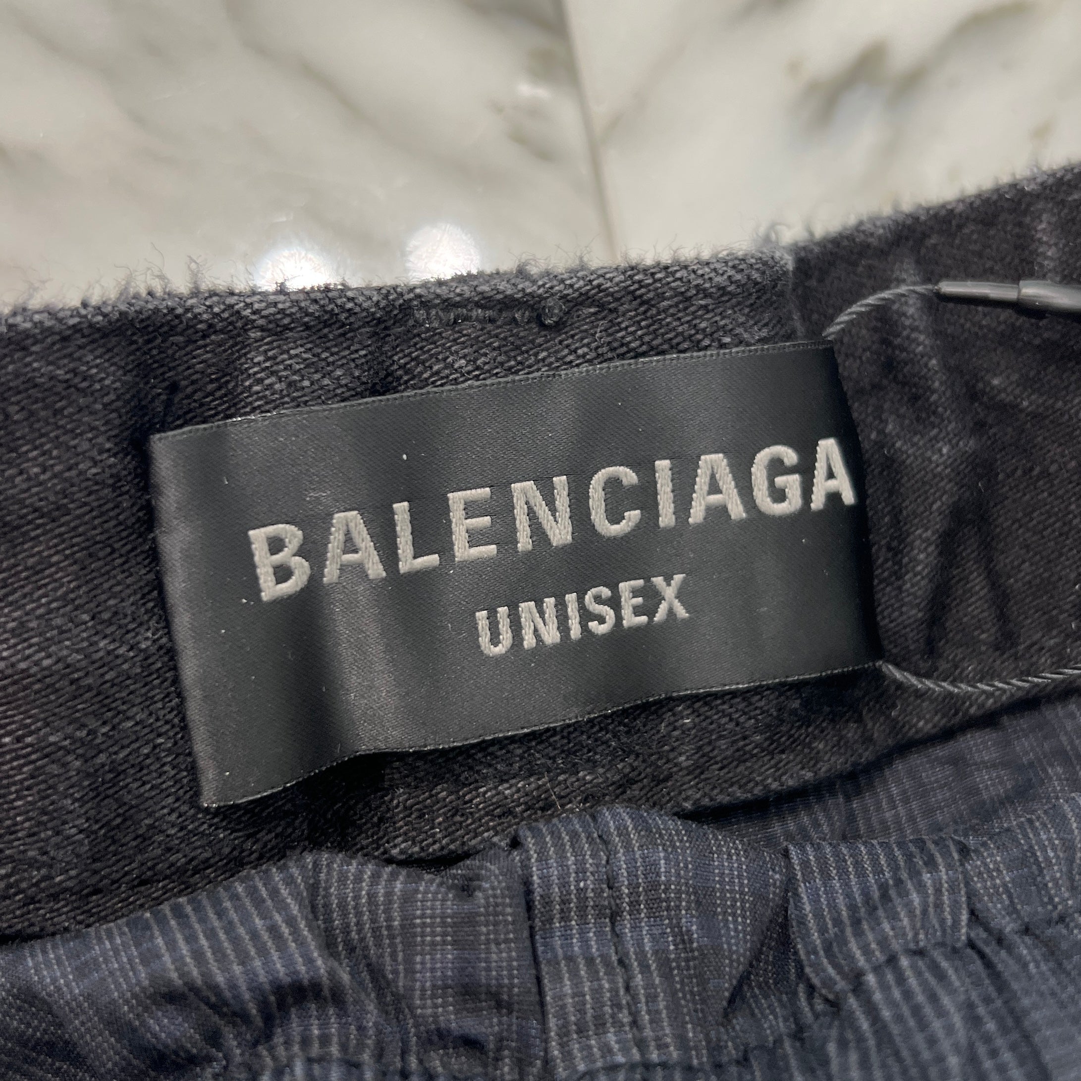 BALENCIAGA 2024AW Patch Work PYJAMA Wide Denim Pants 794216 TQW54 Size XS バレンシアガ パッチワーク パジャマ ワイドデニムパンツ サイズXS