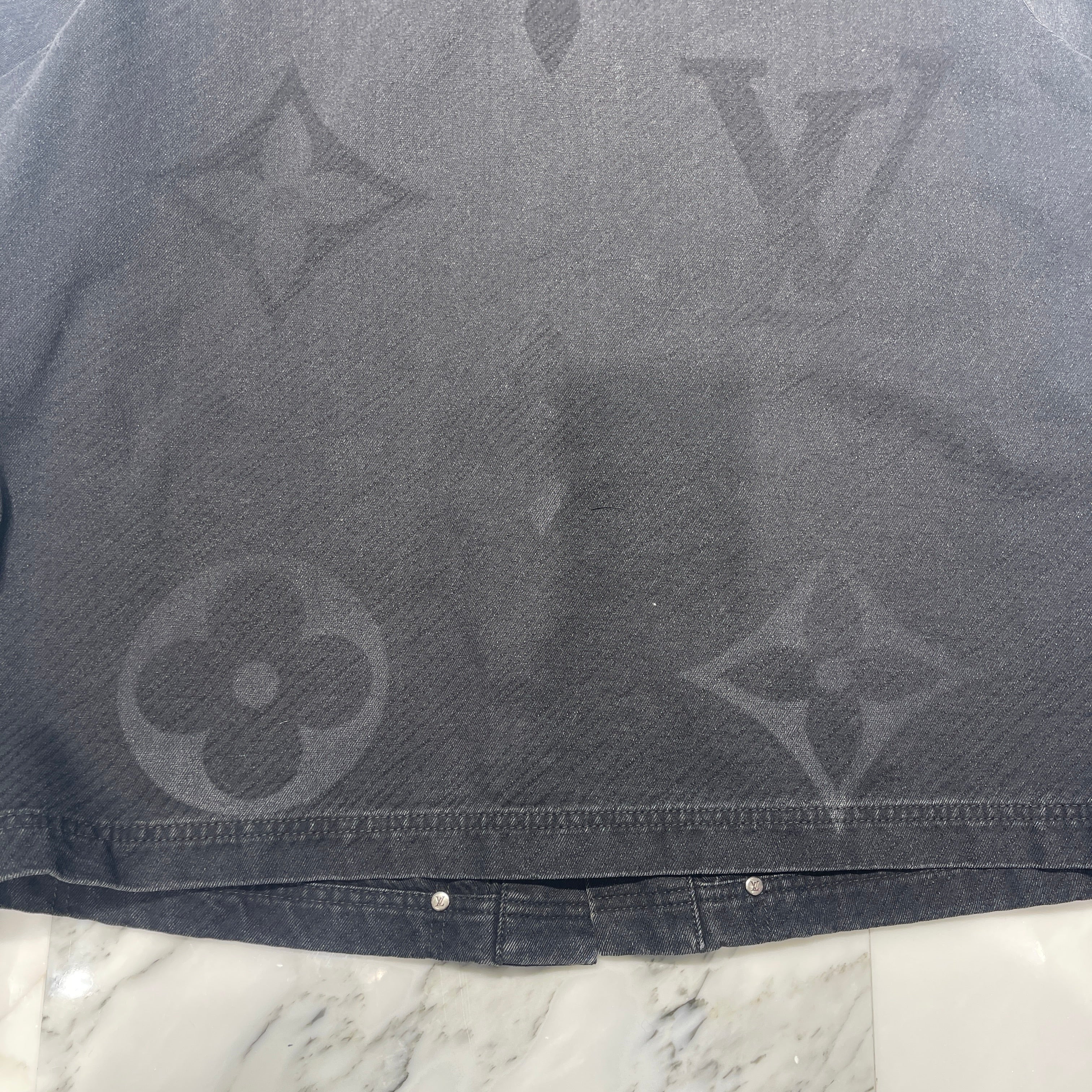 LOUIS VUITTON 2020SS Monogram Denim Jacket 1AFYCH Size 56 ルイヴィトン モノグラム デニム ジャケット サイズ56