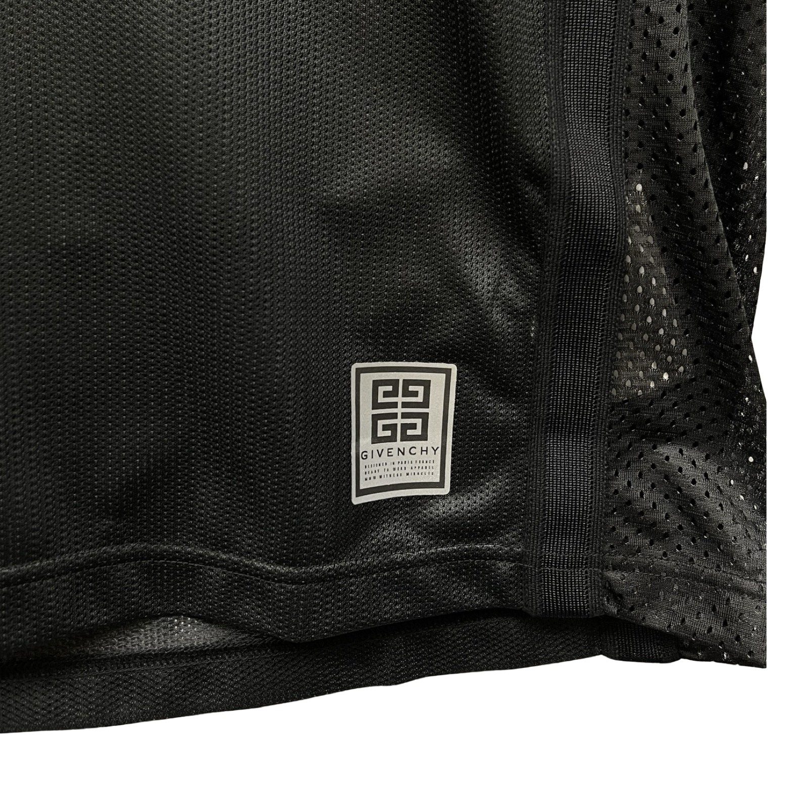 GIVENCHY 2023AW Basketball Top In Mesh With Givenchy Logo BM71H33YEE Size M