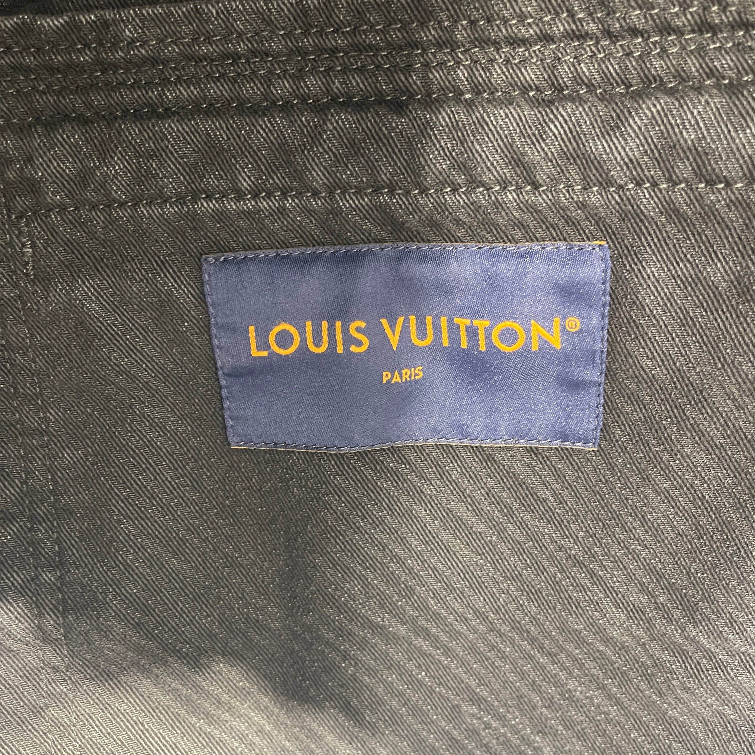 LOUIS VUITTON 2020SS Monogram Denim Jacket 1AFYCH Size 56 ルイヴィトン モノグラム デニム ジャケット サイズ56
