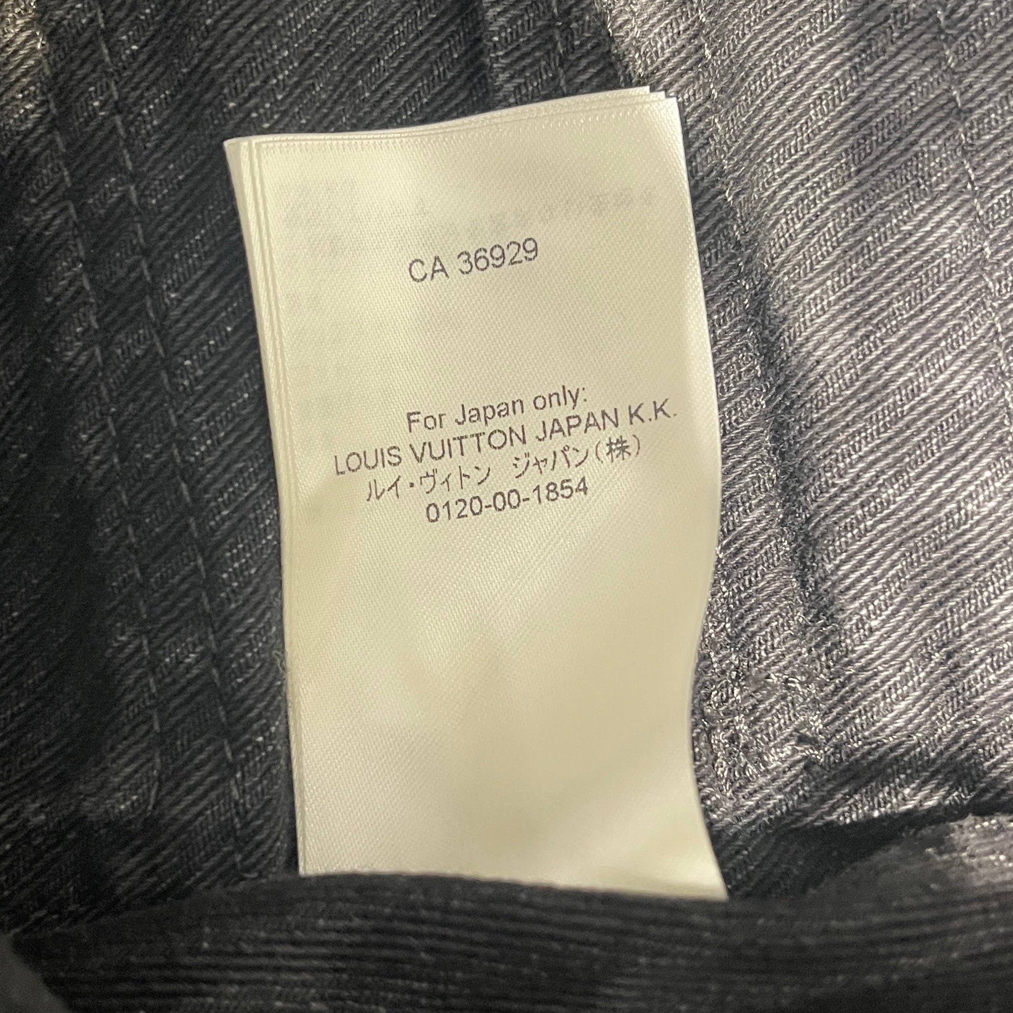 LOUIS VUITTON 2020SS Monogram Denim Jacket 1AFYCH Size 56 ルイヴィトン モノグラム デニム ジャケット サイズ56