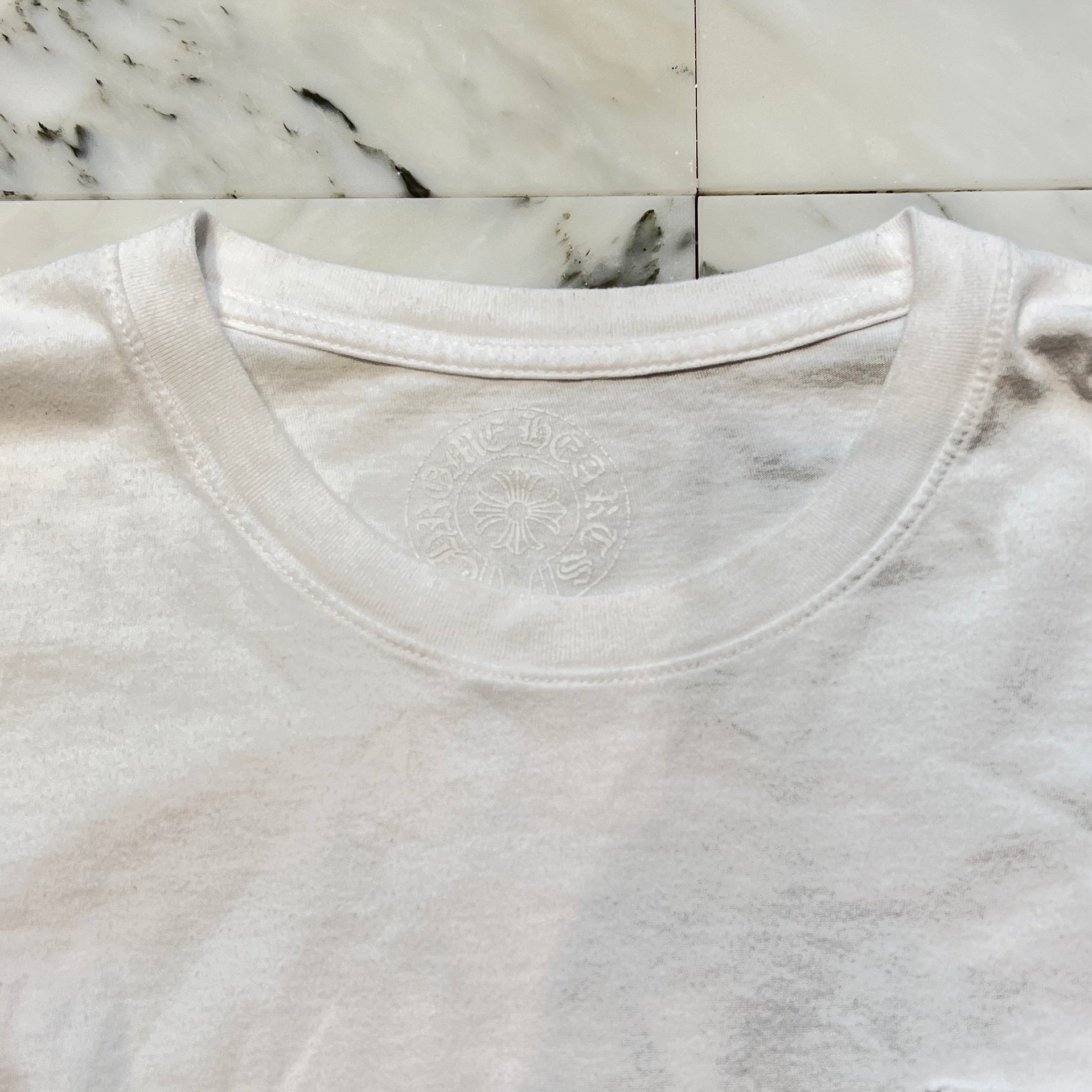 CHROME HEARTS King Taco 3 Cemetery Cross Print Long Sleeve Tee Size XL クロムハーツ キングタコ 3 セメタリークロス プリント ロングスリーブ Tシャツ サイズXL