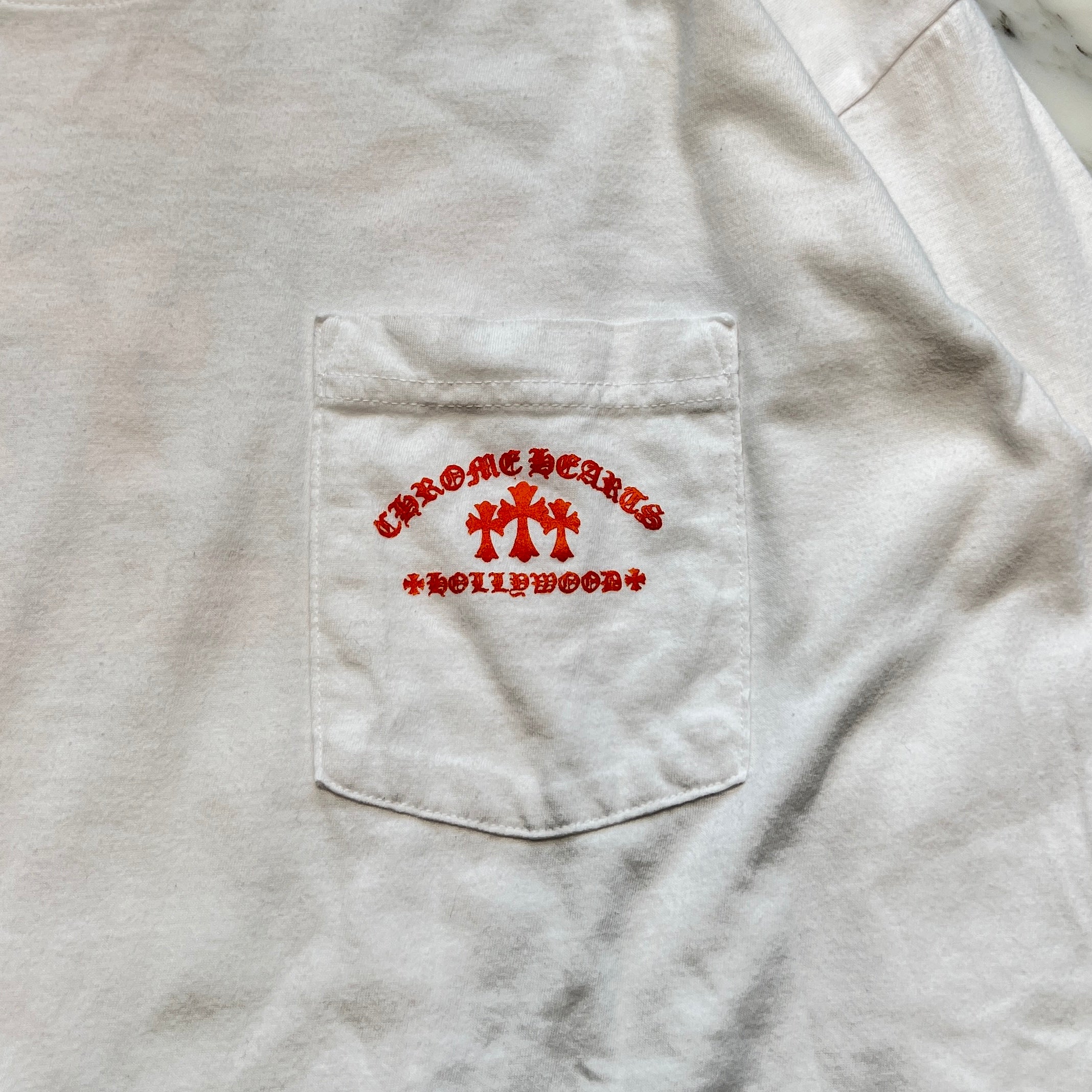 CHROME HEARTS King Taco 3 Cemetery Cross Print Long Sleeve Tee Size XL クロムハーツ キングタコ 3 セメタリークロス プリント ロングスリーブ Tシャツ サイズXL