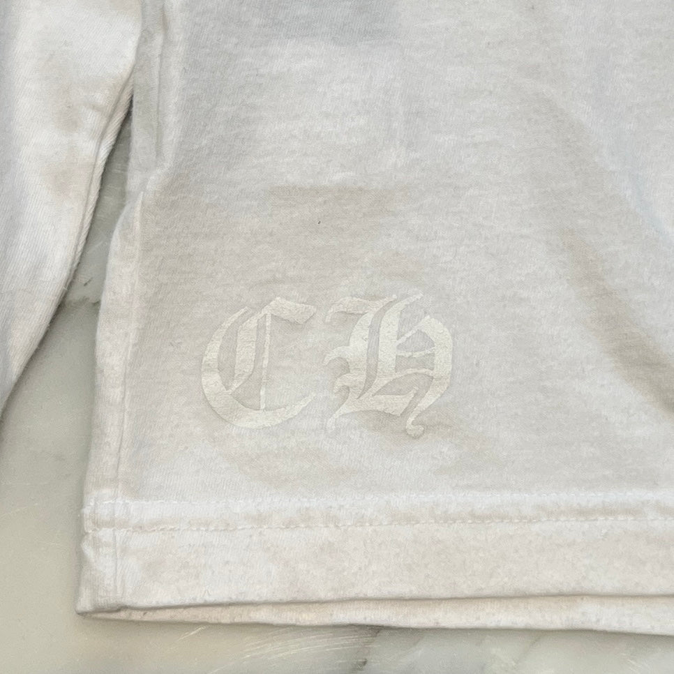 CHROME HEARTS King Taco 3 Cemetery Cross Print Long Sleeve Tee Size XL クロムハーツ キングタコ 3 セメタリークロス プリント ロングスリーブ Tシャツ サイズXL