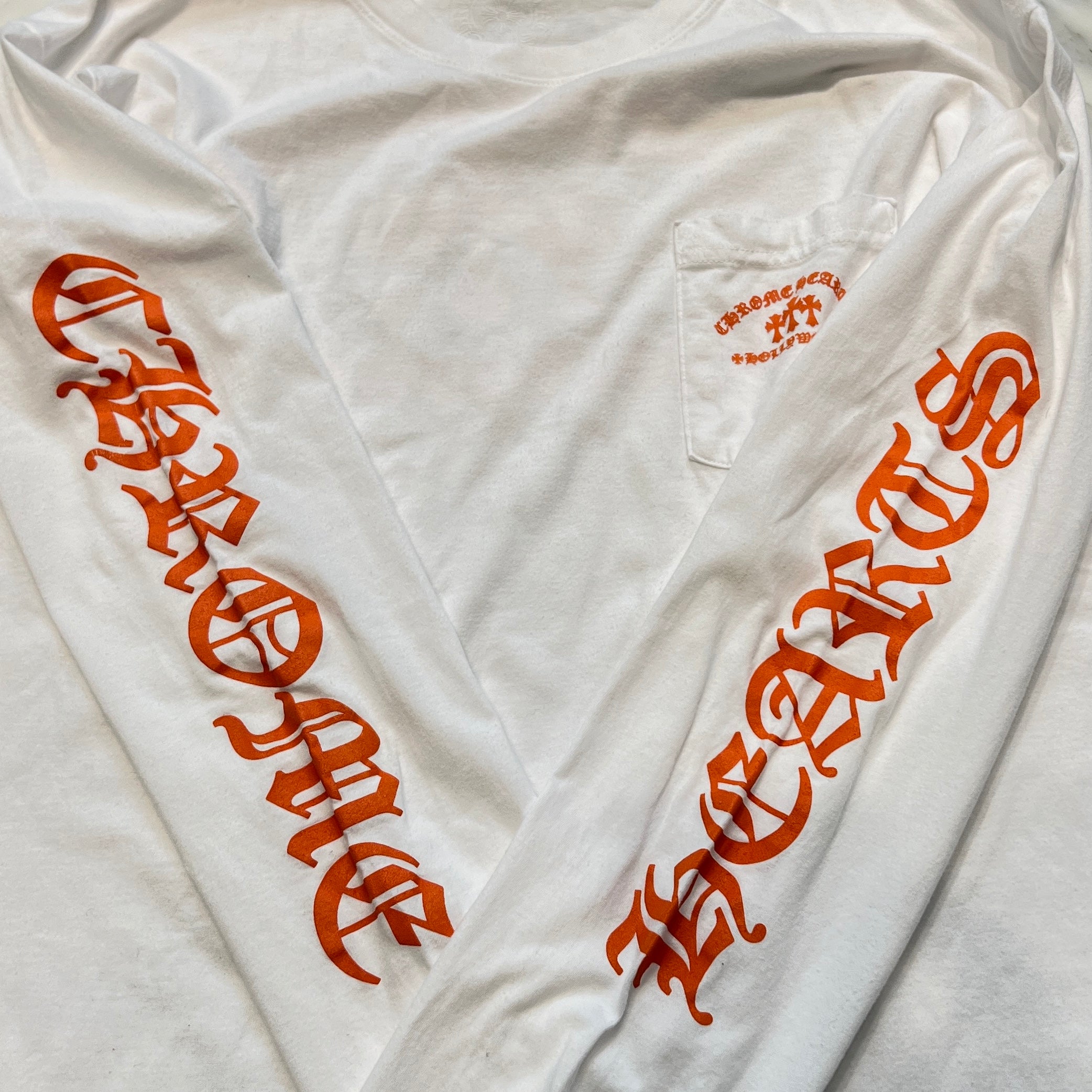 CHROME HEARTS King Taco 3 Cemetery Cross Print Long Sleeve Tee Size XL クロムハーツ キングタコ 3 セメタリークロス プリント ロングスリーブ Tシャツ サイズXL