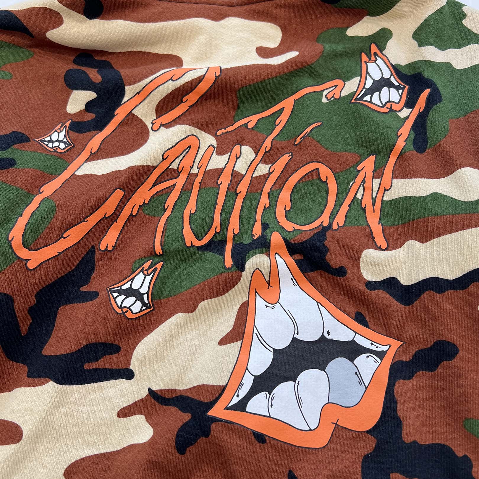 CHROME HEARTS × MATTY BOY 2022SS PPO CAUTION Zip Up Hoodie Size L クロムハーツ × マッティボーイ コーション ジップアップフーディ サイズL