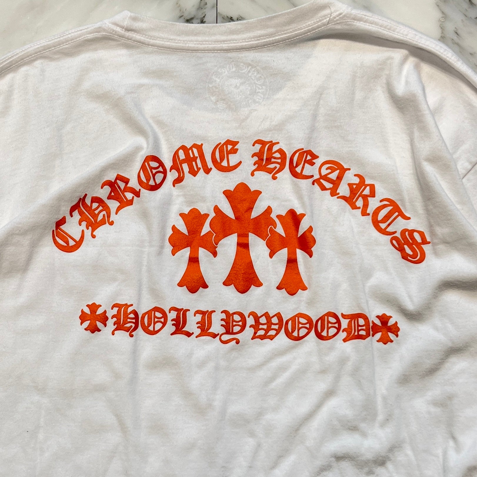 CHROME HEARTS King Taco 3 Cemetery Cross Print Long Sleeve Tee Size XL クロムハーツ キングタコ 3 セメタリークロス プリント ロングスリーブ Tシャツ サイズXL