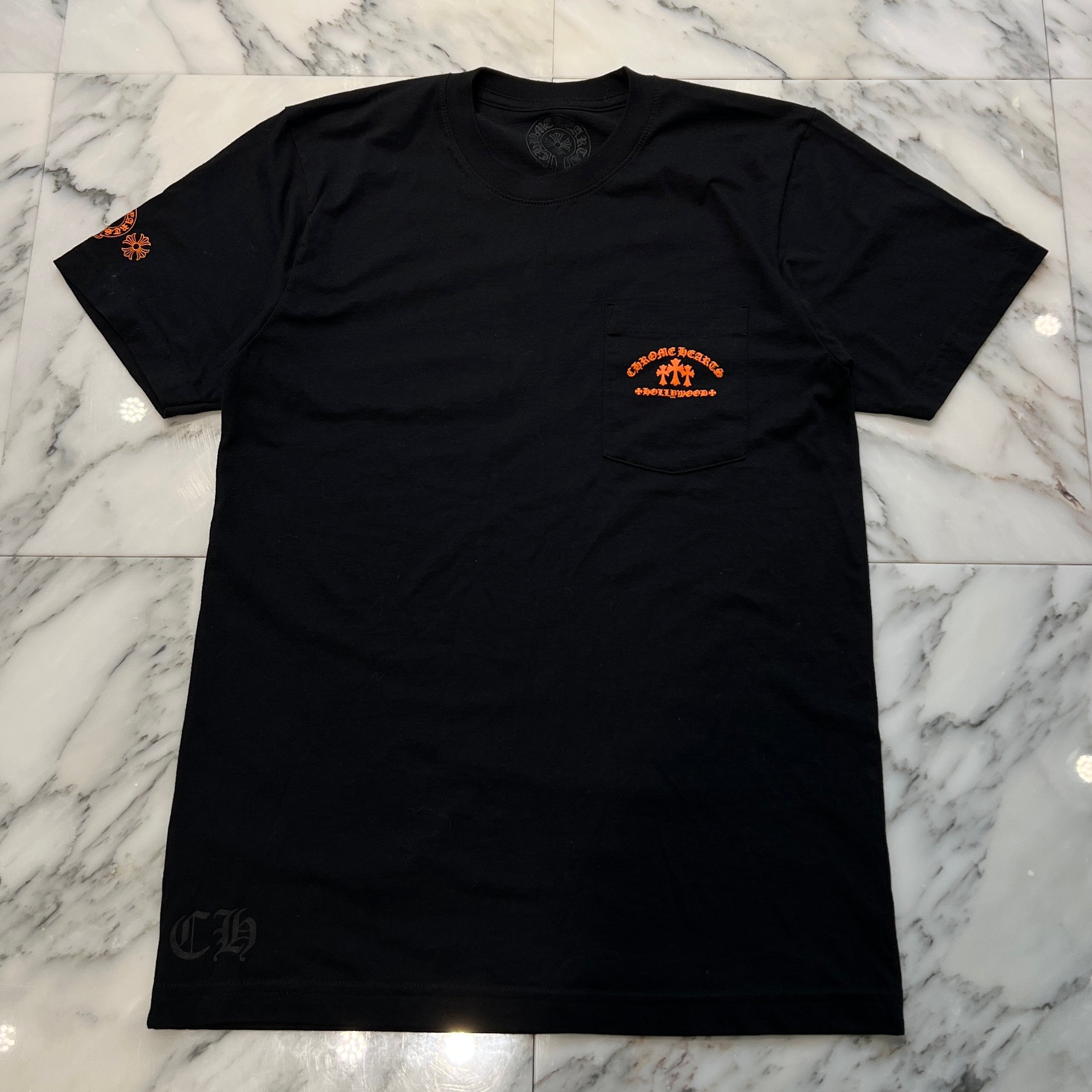 CHROME HEARTS King Taco 3 Cemetery Cross Print Short Sleeve Tee Size M クロムハーツ キングタコ 3 セメタリークロス プリント ショートスリーブ Tシャツ サイズM