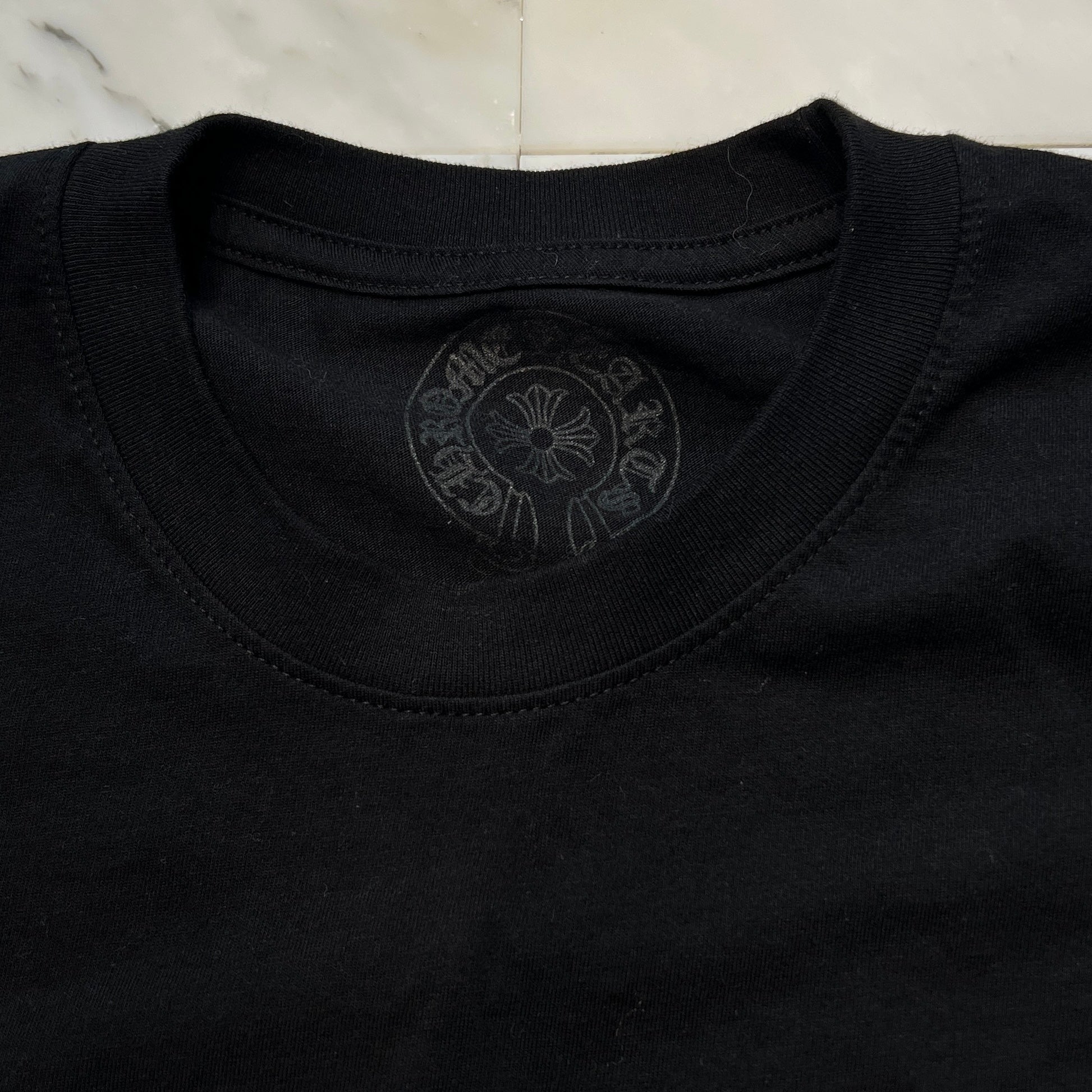 CHROME HEARTS King Taco 3 Cemetery Cross Print Short Sleeve Tee