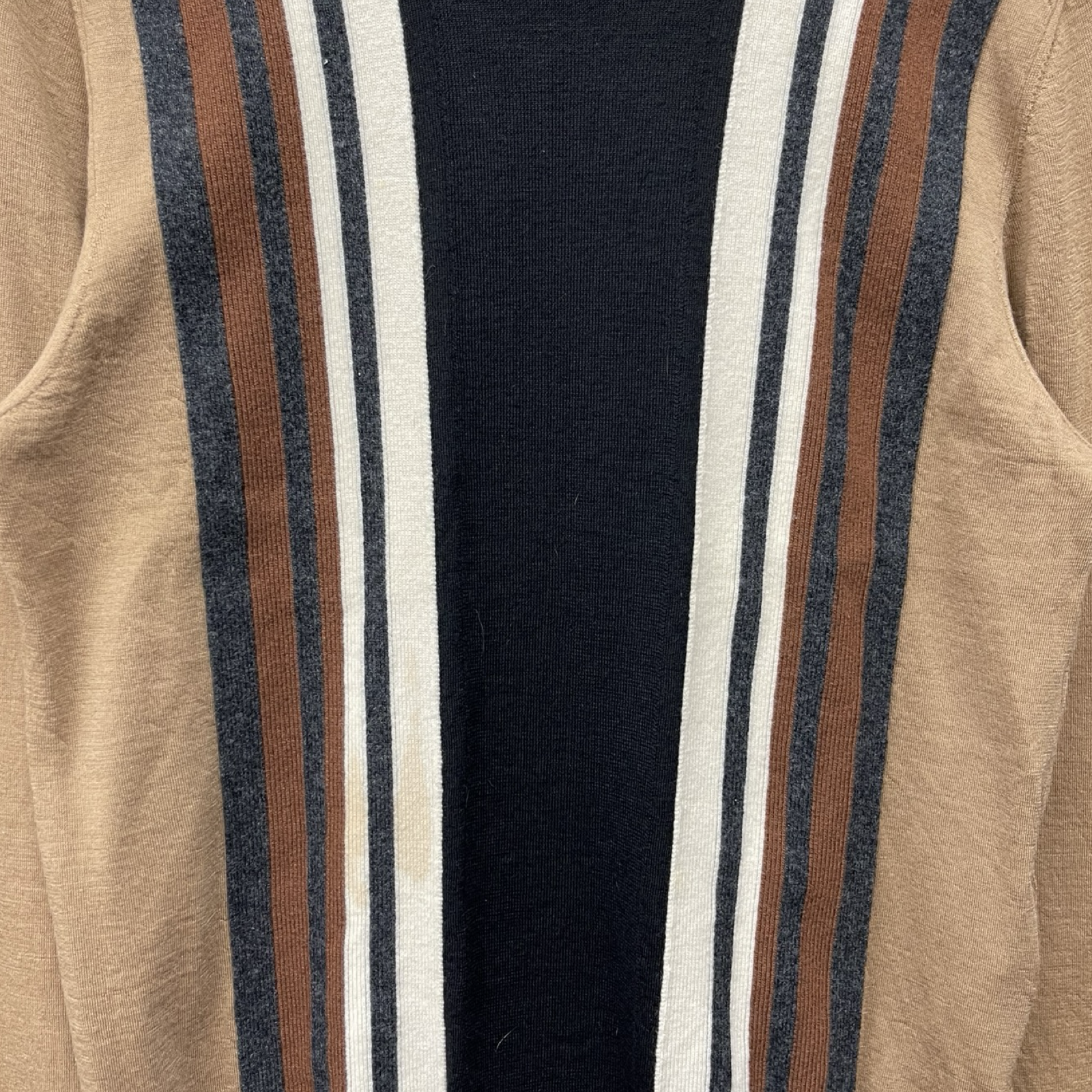 PRADA 2023AW Stripe Knit UMA552 S162 1KQC Size 46