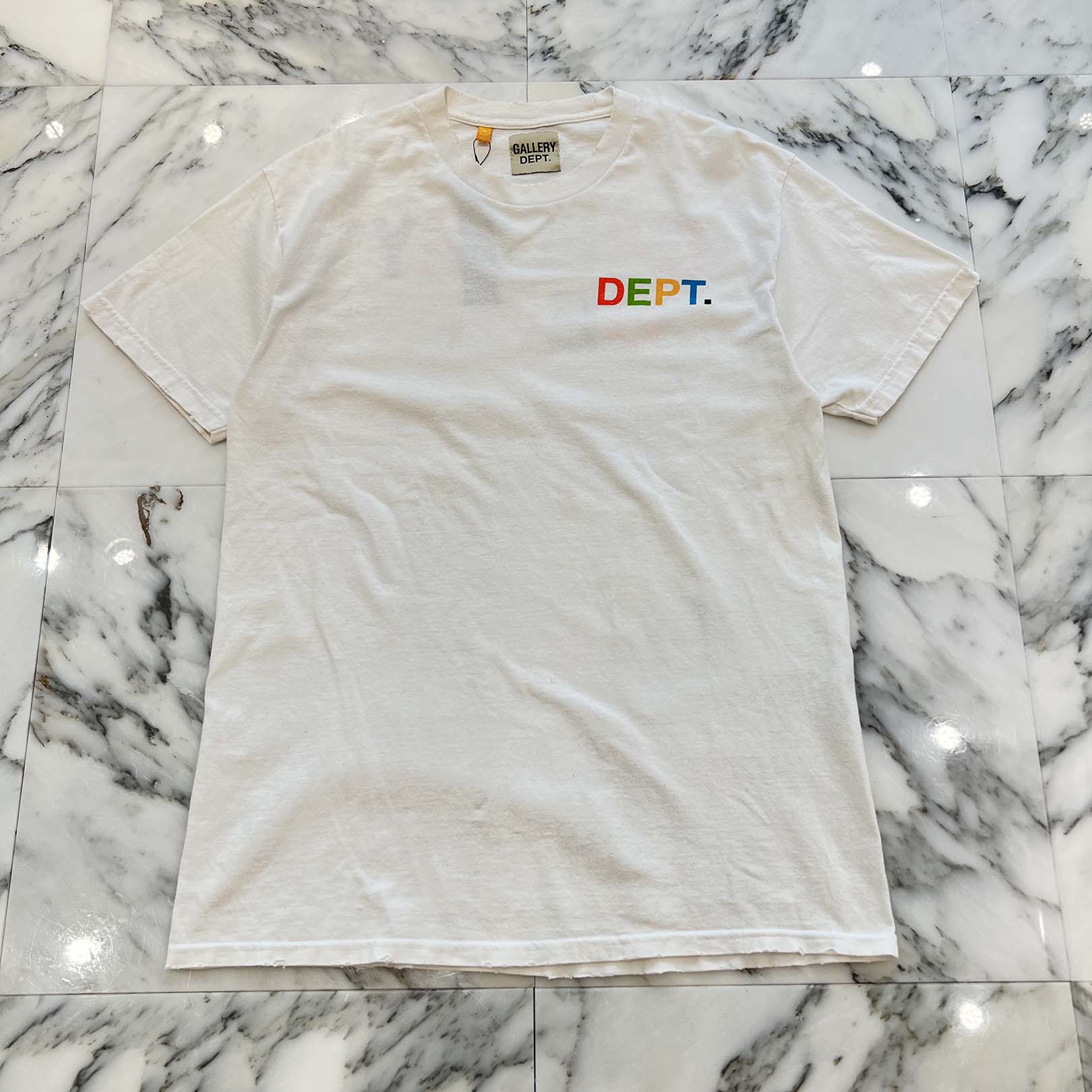 GALLERY DEPT. 2021SS Rainbow Logo Print Tee Size M ギャラリーデプト レインボーロゴプリント Tシャツ サイズM