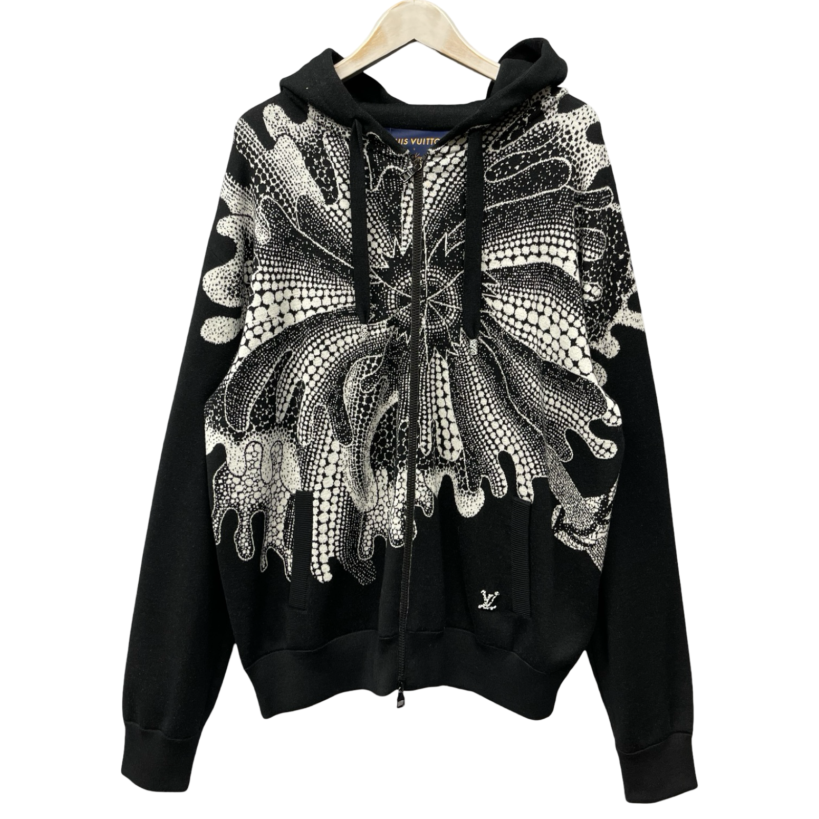 LOUIS VUITTON×Yayoi Kusama 2023SS Psychedelic Flower Zip Up Hoodie HON36W Size L
