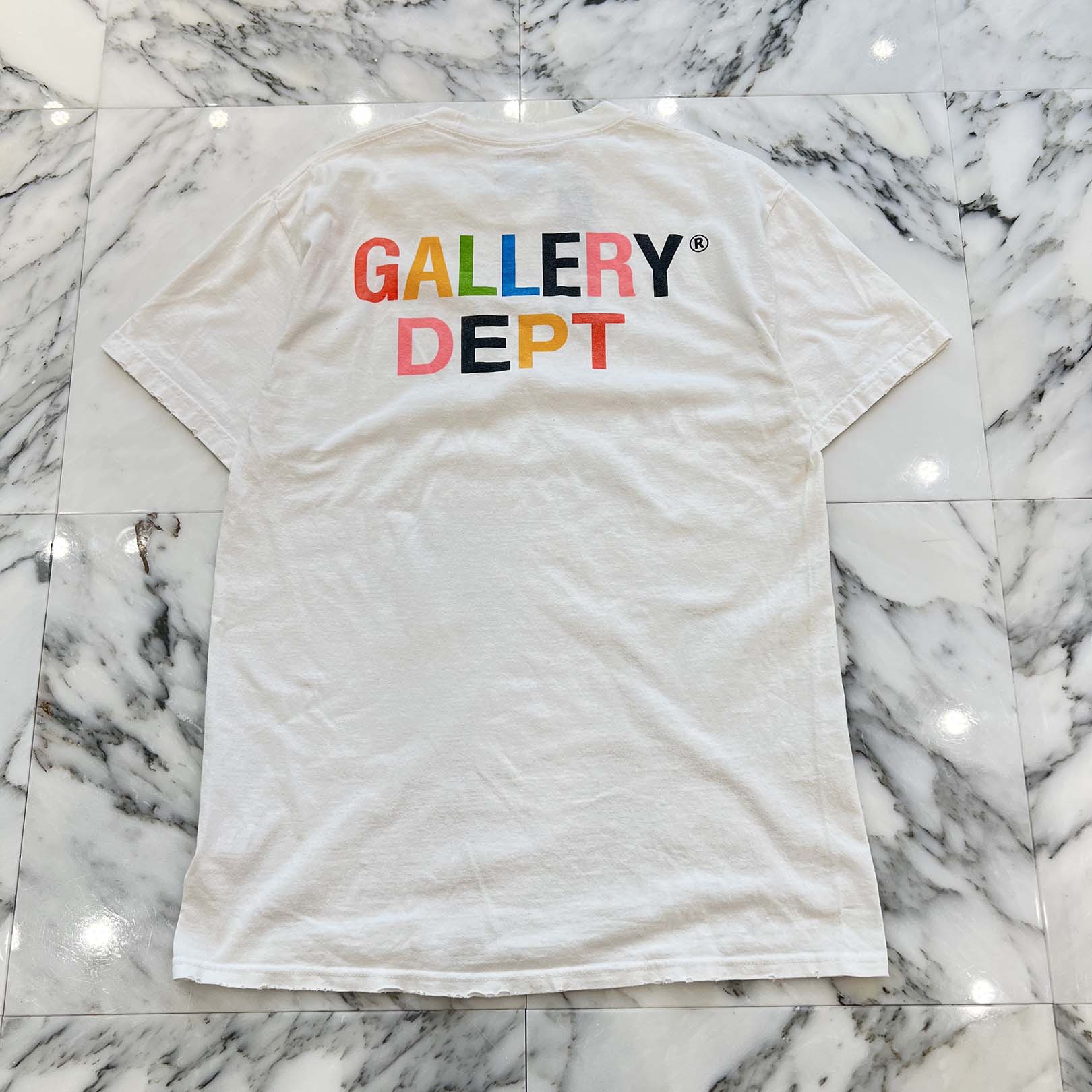 GALLERY DEPT. 2021SS Rainbow Logo Print Tee Size M ギャラリーデプト レインボーロゴプリント Tシャツ サイズM
