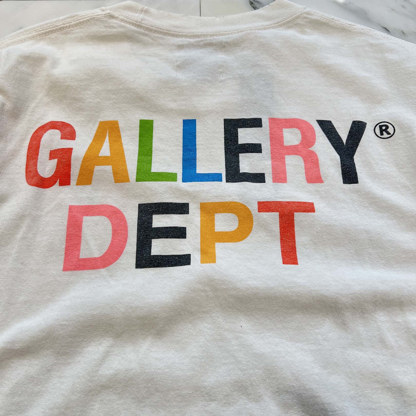 GALLERY DEPT. 2021SS Rainbow Logo Print Tee Size M ギャラリーデプト レインボーロゴプリント Tシャツ サイズM