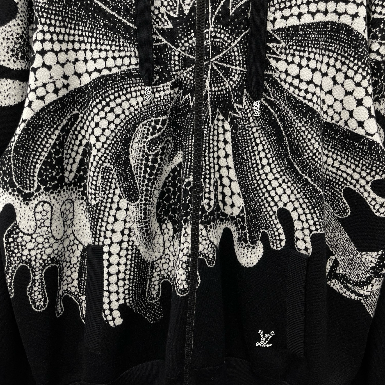 LOUIS VUITTON×Yayoi Kusama 2023SS Psychedelic Flower Zip Up Hoodie HON36W Size L