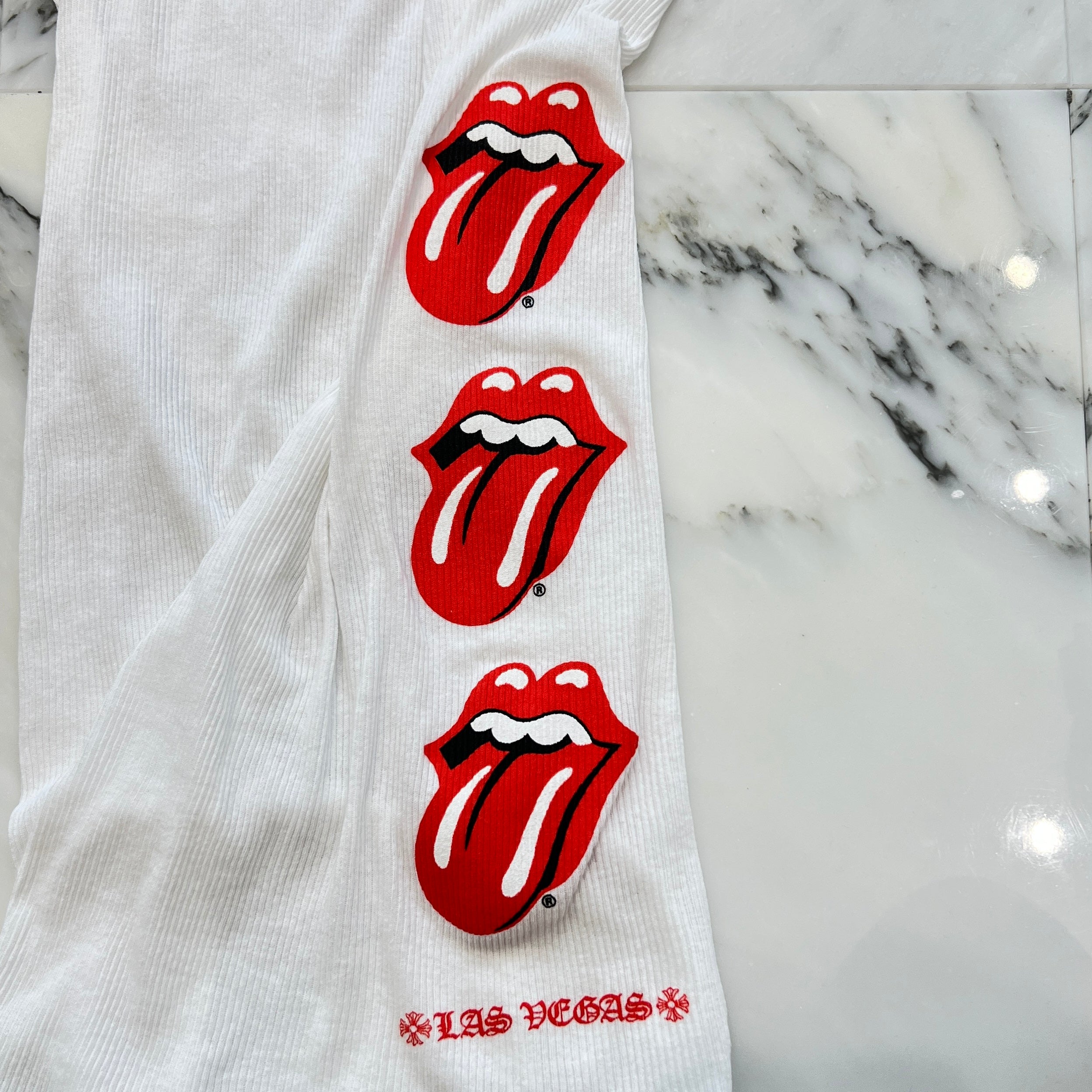 CHROME HEARTS × The Rolling Stones Scroll Logo Tank Top Size Ｍ クロムハーツ×ローリングストーンズ スクロールロゴ タンクトップ サイズＭ