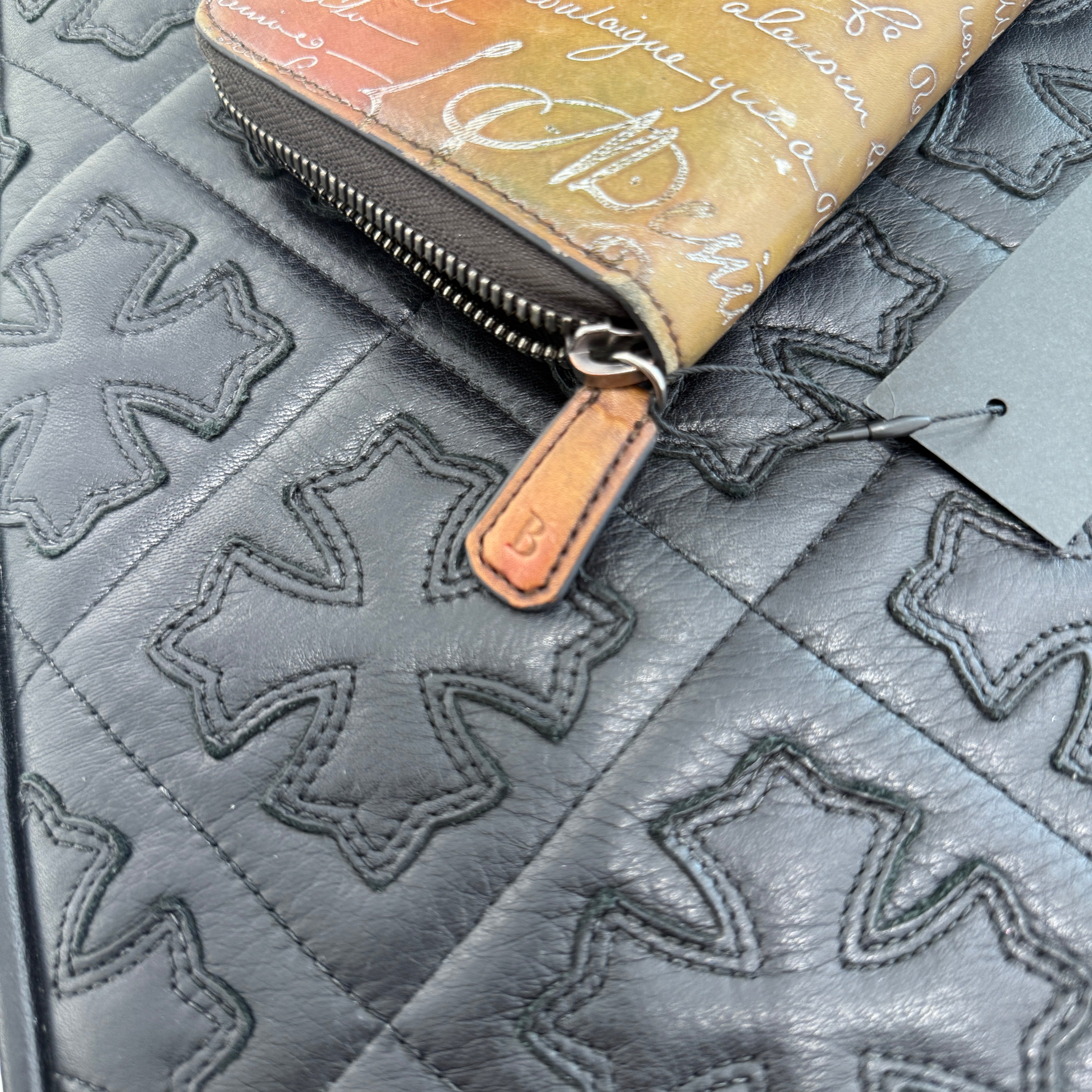 Berluti ITAUBA Calligraphy Scritto Leather Zip Long Wallet ベルルッティ イタウバ カリグラフィ スクリット レザージップ ロングウォレット