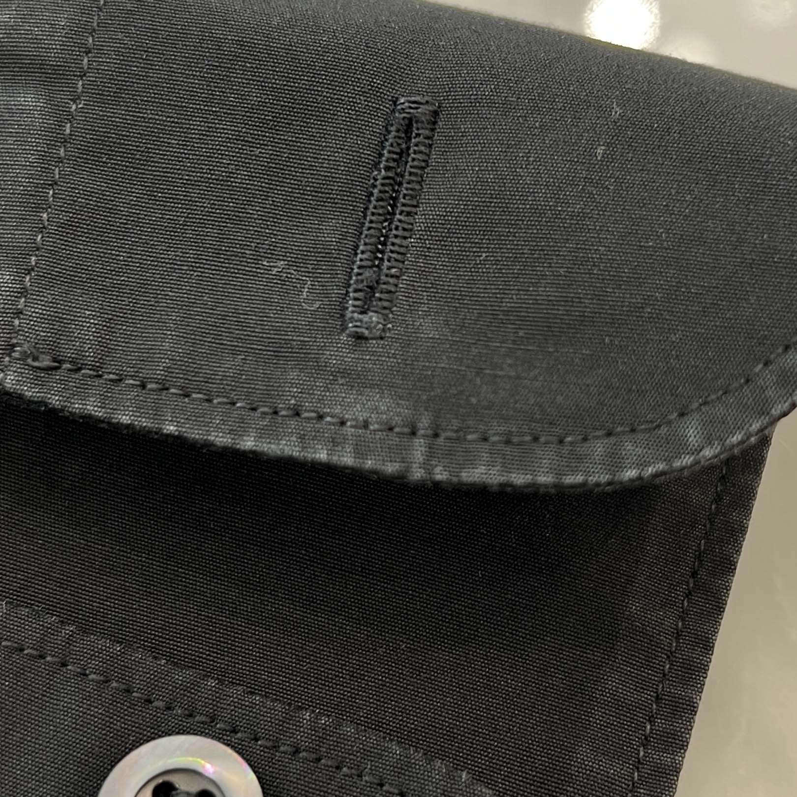 PRADA 2023SS FLOWER SHADOW Print Triangle Logo Patch Cotton Shirt Size XS プラダ フラワーシャドウ プリント トライアングルロゴ パッチ コットンシャツ サイズXS