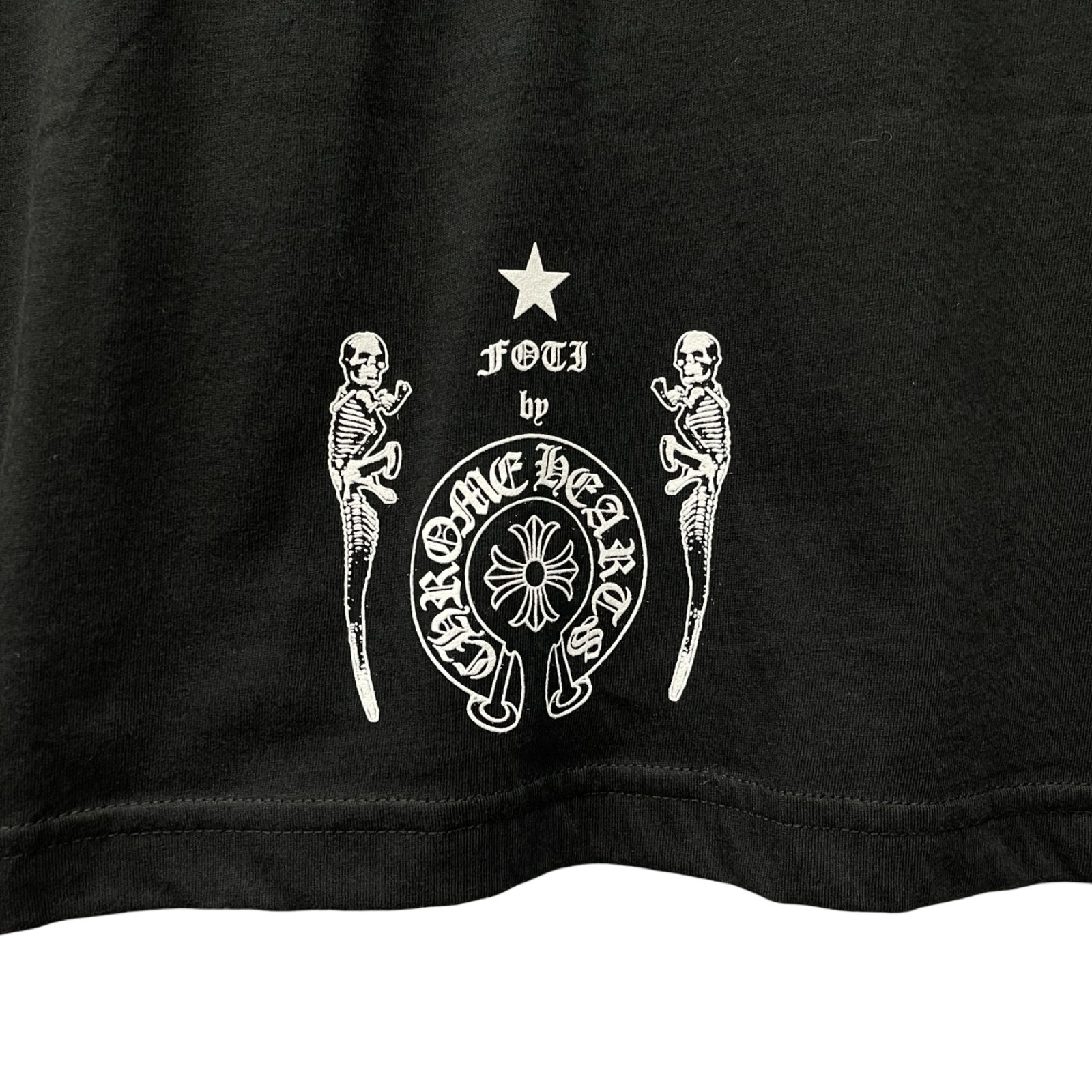 CHROME HEARTS 2024SS FOTI Rainbow Scroll Logo Long Sleeve Tee Size XXL