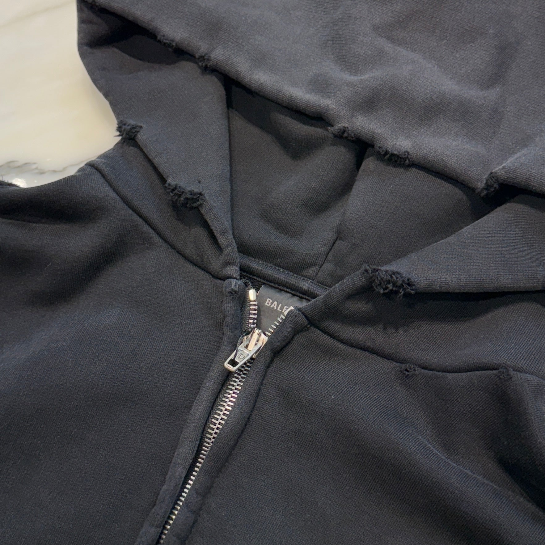 BALENCIAGA 2024SS Burning Unity Zip Up Hoodie 770939 TQVW9 Size S