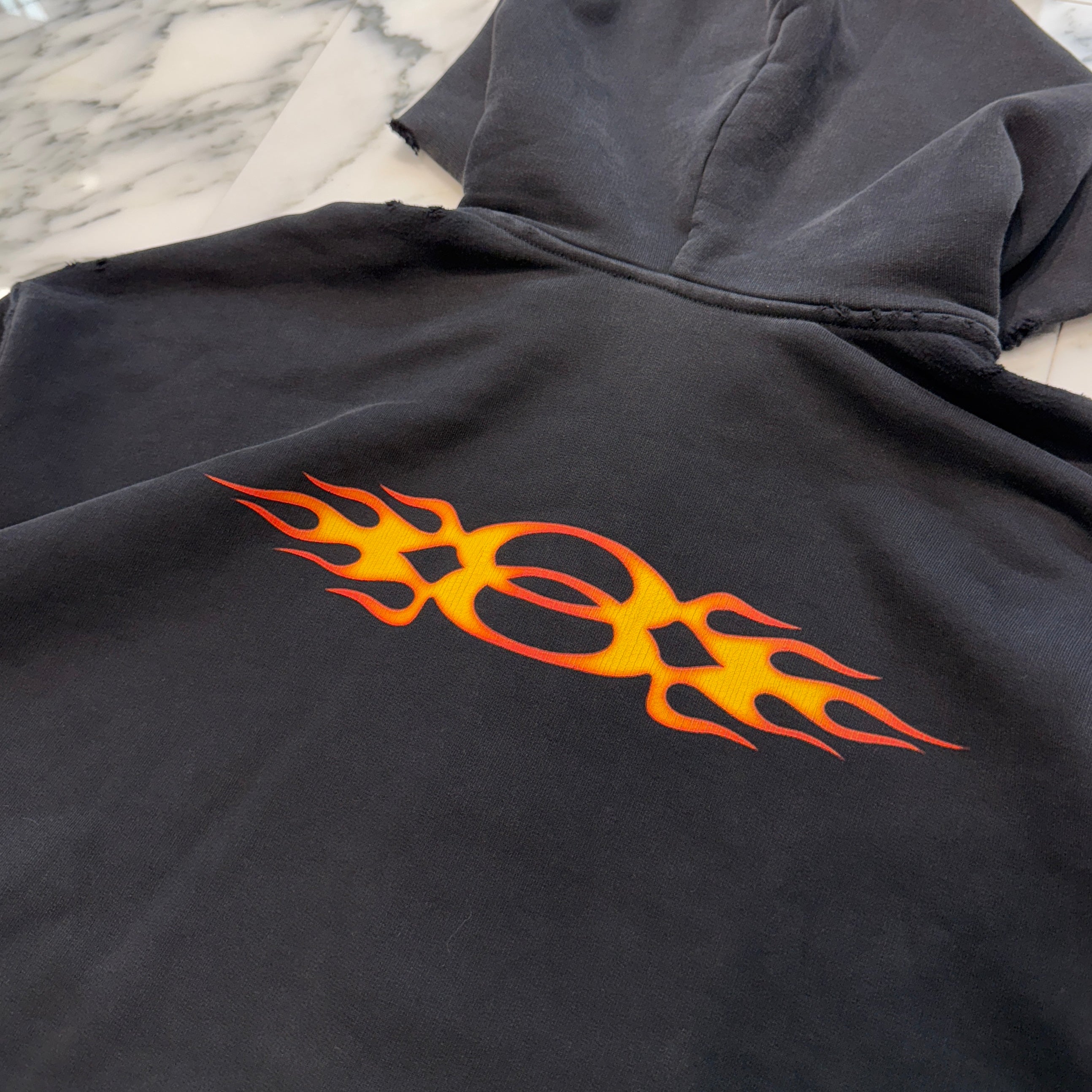 BALENCIAGA 2024SS Burning Unity Zip Up Hoodie 770939 TQVW9 Size S バレンシアガ バーニング ユニティ ジップアップフーディ サイズS