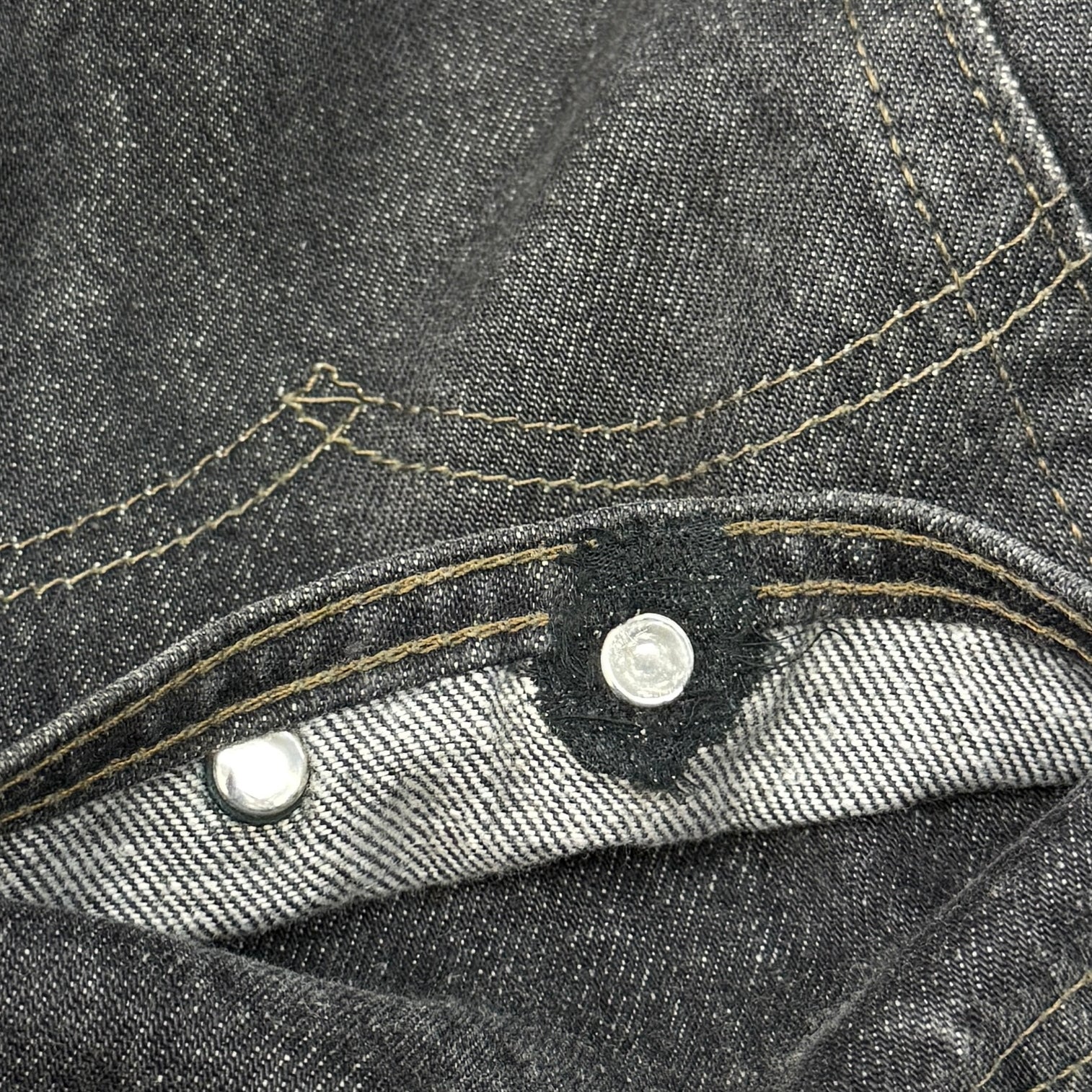 CHROME HEARTS × Levi's VNTG Cross Leather Patch Denim Pants Size 36 クロムハーツ × リーバイス ヴィンテージ クロスレザーパッチ デニムパンツ サイズ36