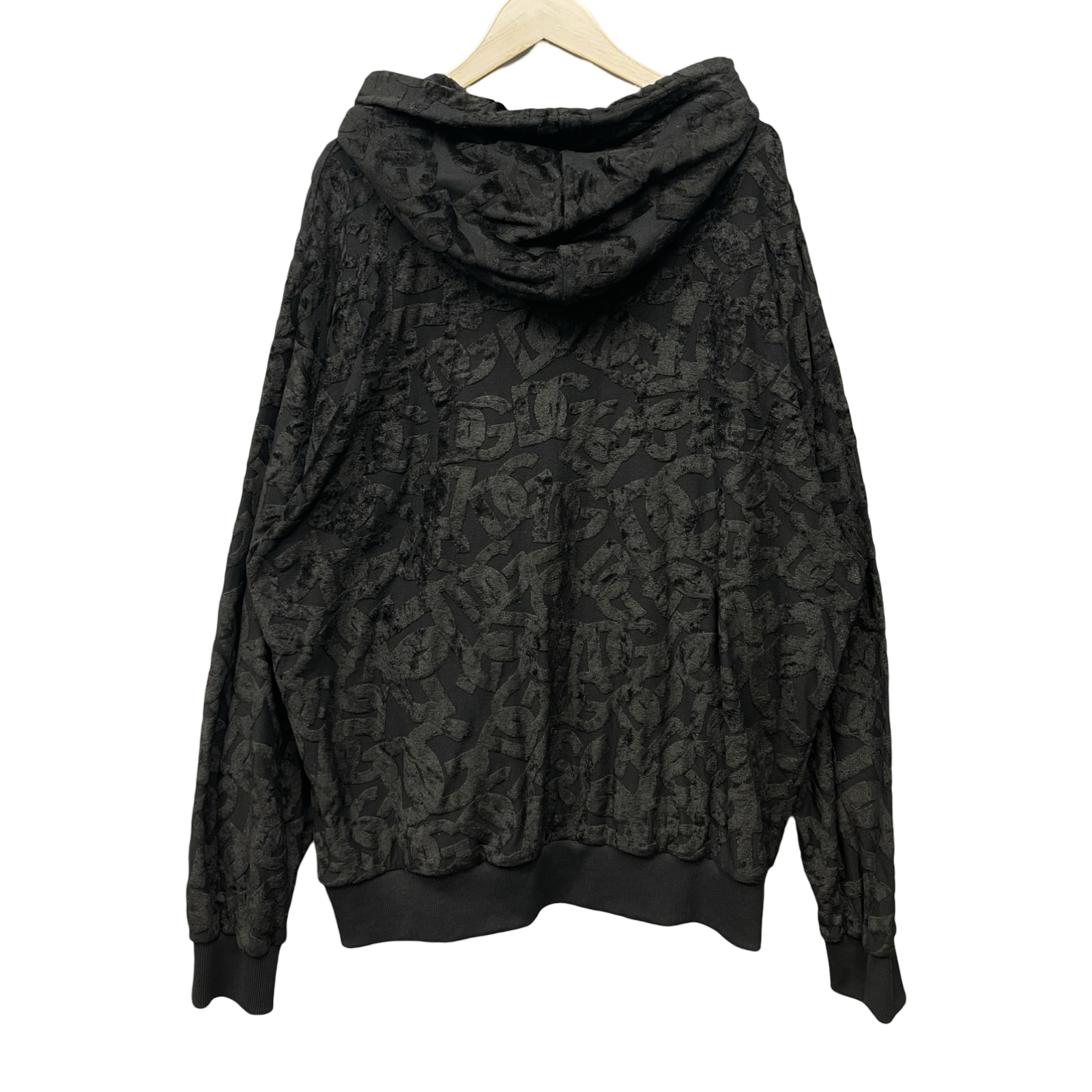 Dolce & Gabbana 2022AW DG Logo Jacquard Jersey Sweatshirt Hoodie G9YE8TFJ7DKN0000 Size 60