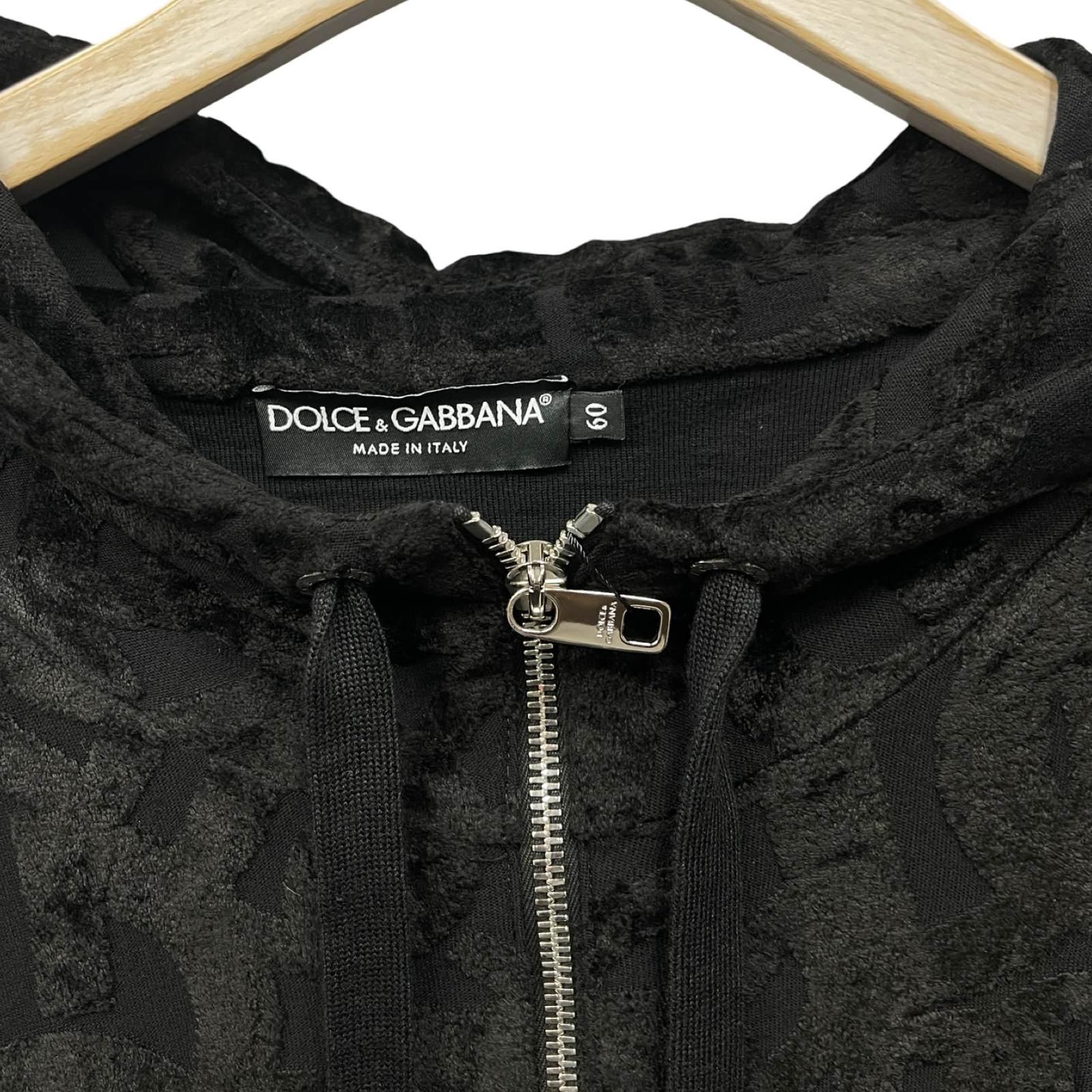 Dolce & Gabbana 2022AW DG Logo Jacquard Jersey Sweatshirt Hoodie G9YE8TFJ7DKN0000 Size 60