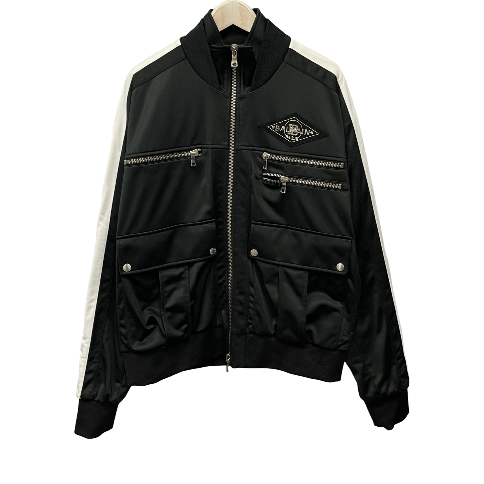BALMAIN Track Jacket SH08950Z316 Size M