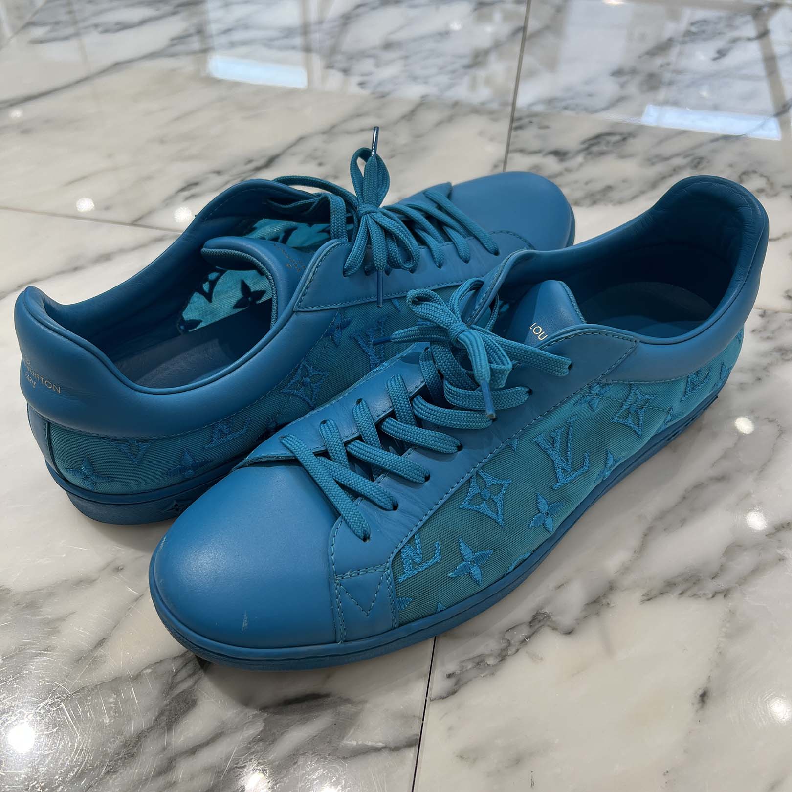 LOUIS VUITTON 2022SS Luxembourg Line Sneakers 1A7QYX Size 9 1/2 (約28.0cm) ルイヴィトン ルクセンブルグラインスニーカー サイズ9 1/2 (約28.0cm)