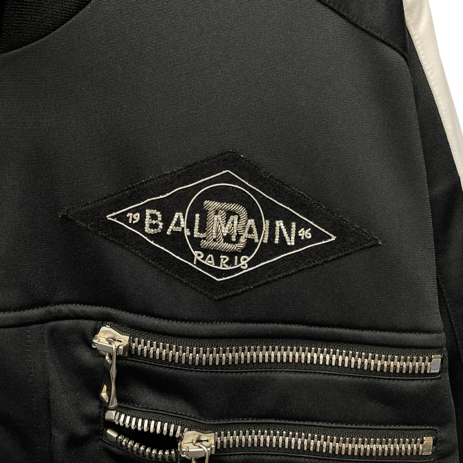 BALMAIN Track Jacket SH08950Z316 Size M