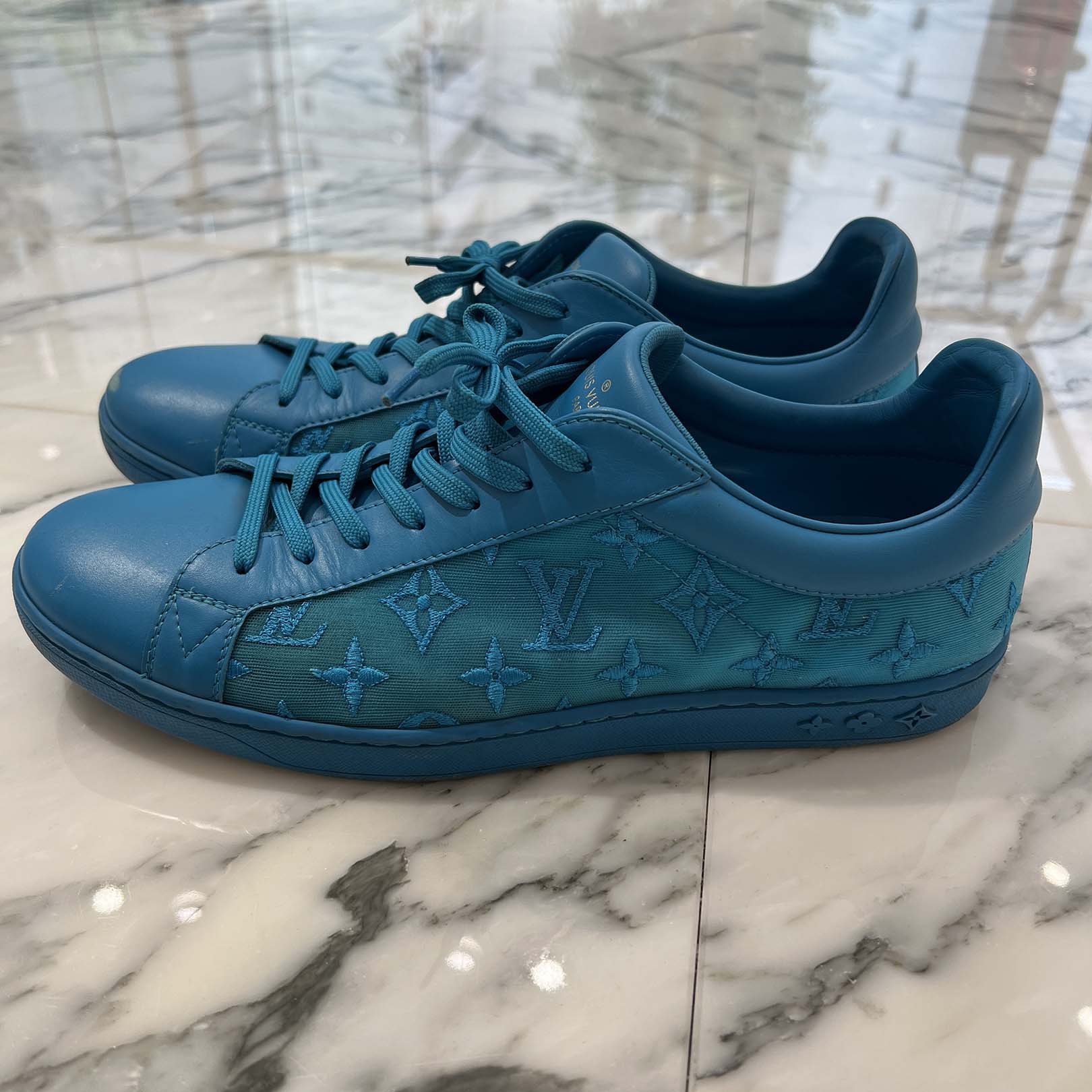 LOUIS VUITTON 2022SS Luxembourg Line Sneakers 1A7QYX Size 9 1/2 (約28.0cm) ルイヴィトン ルクセンブルグラインスニーカー サイズ9 1/2 (約28.0cm)