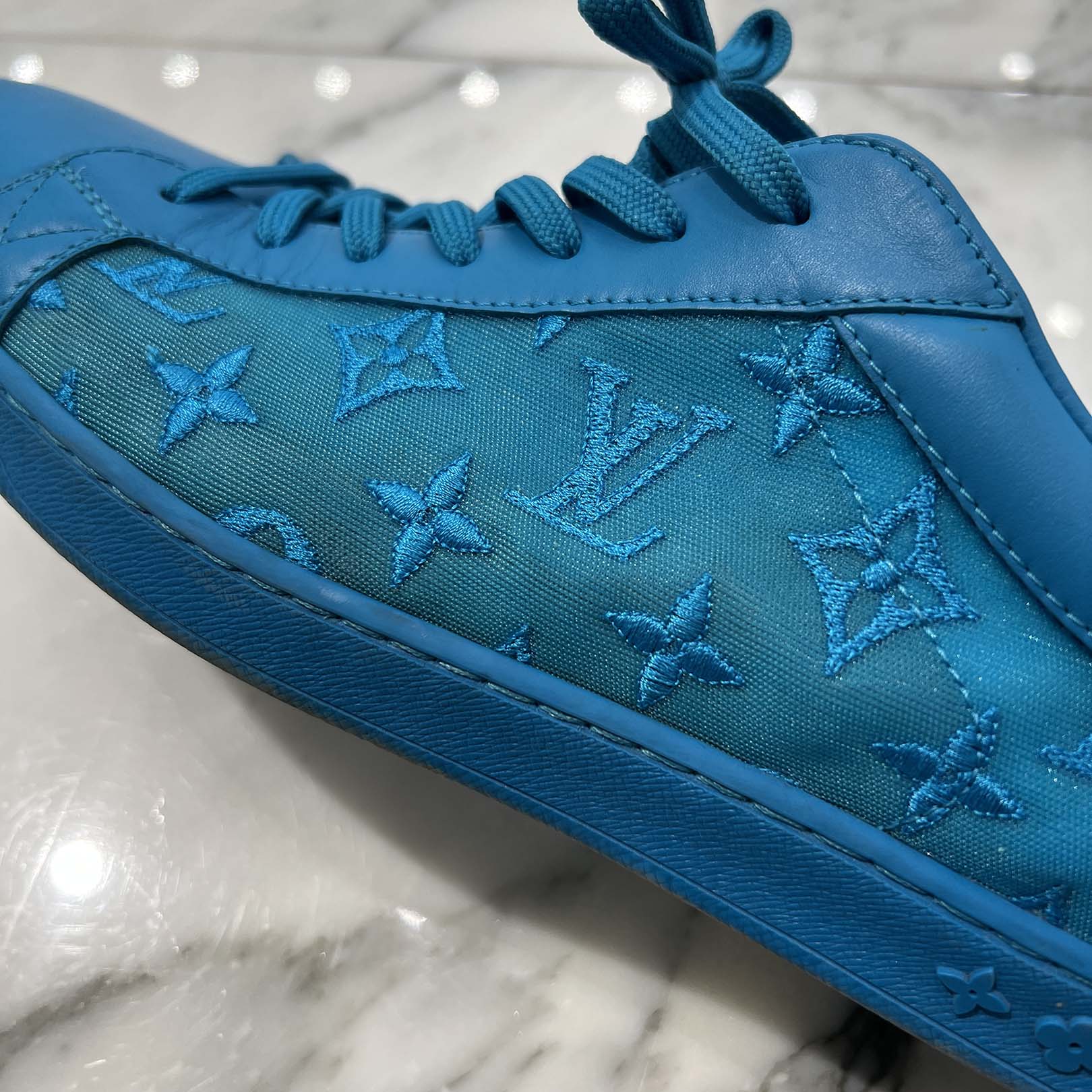 LOUIS VUITTON 2022SS Luxembourg Line Sneakers 1A7QYX Size 9 1/2 (約28.0cm) ルイヴィトン ルクセンブルグラインスニーカー サイズ9 1/2 (約28.0cm)