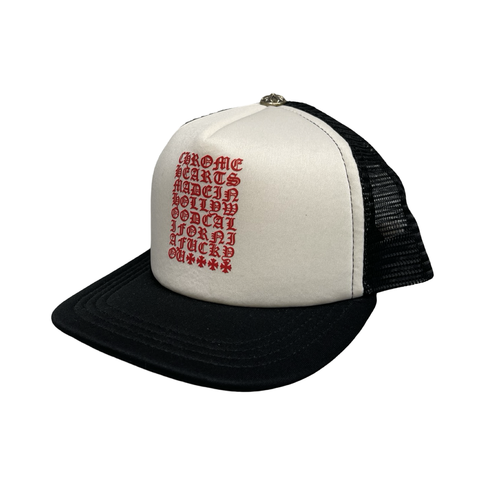 CHROME HEARTS Eyechart Trucker Mesh Cap Size ONE SIZE（53-60）
