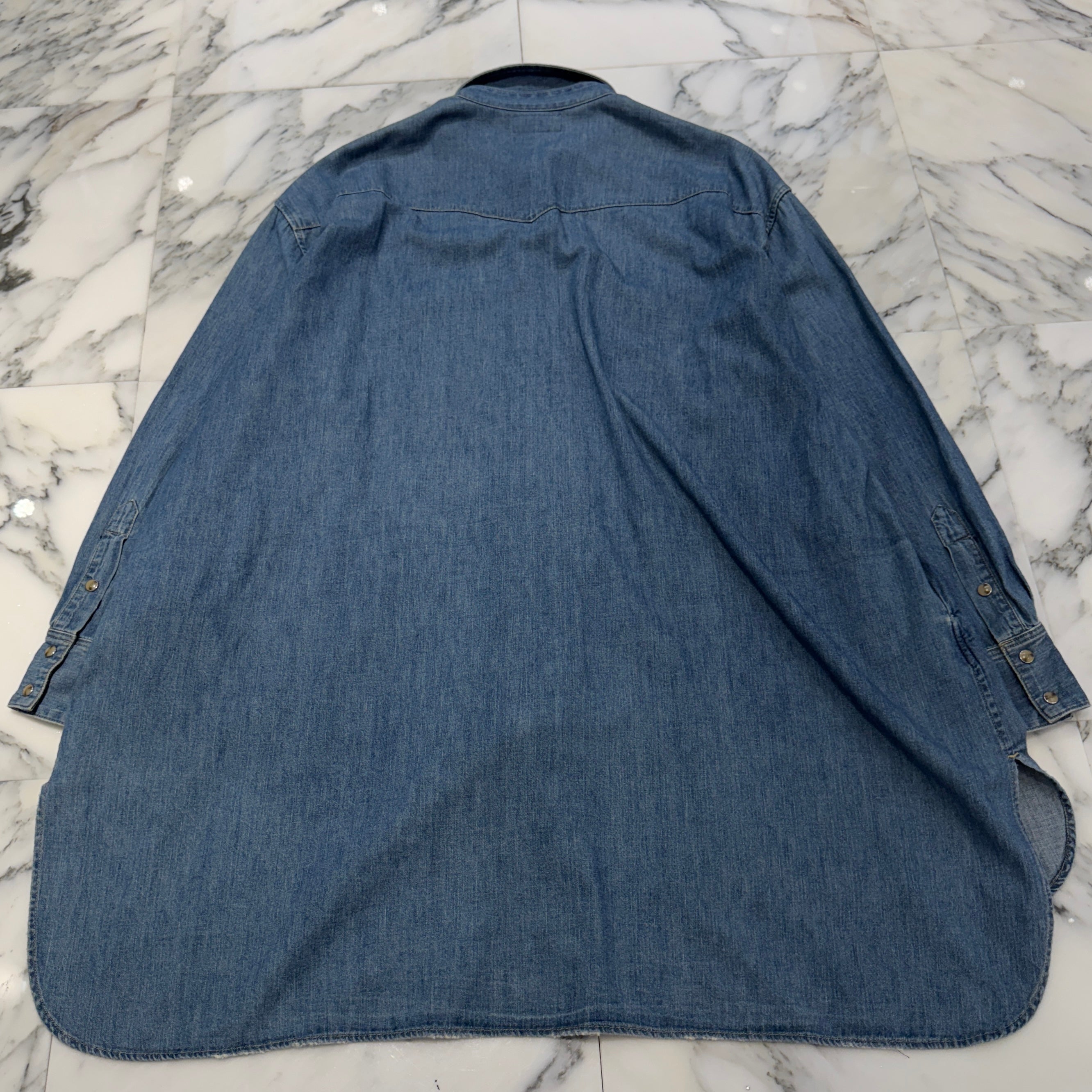 CELINE 2022SS Western Denim Shirt 2T217362M Size M セリーヌ ウェスタン デニムシャツ サイズM