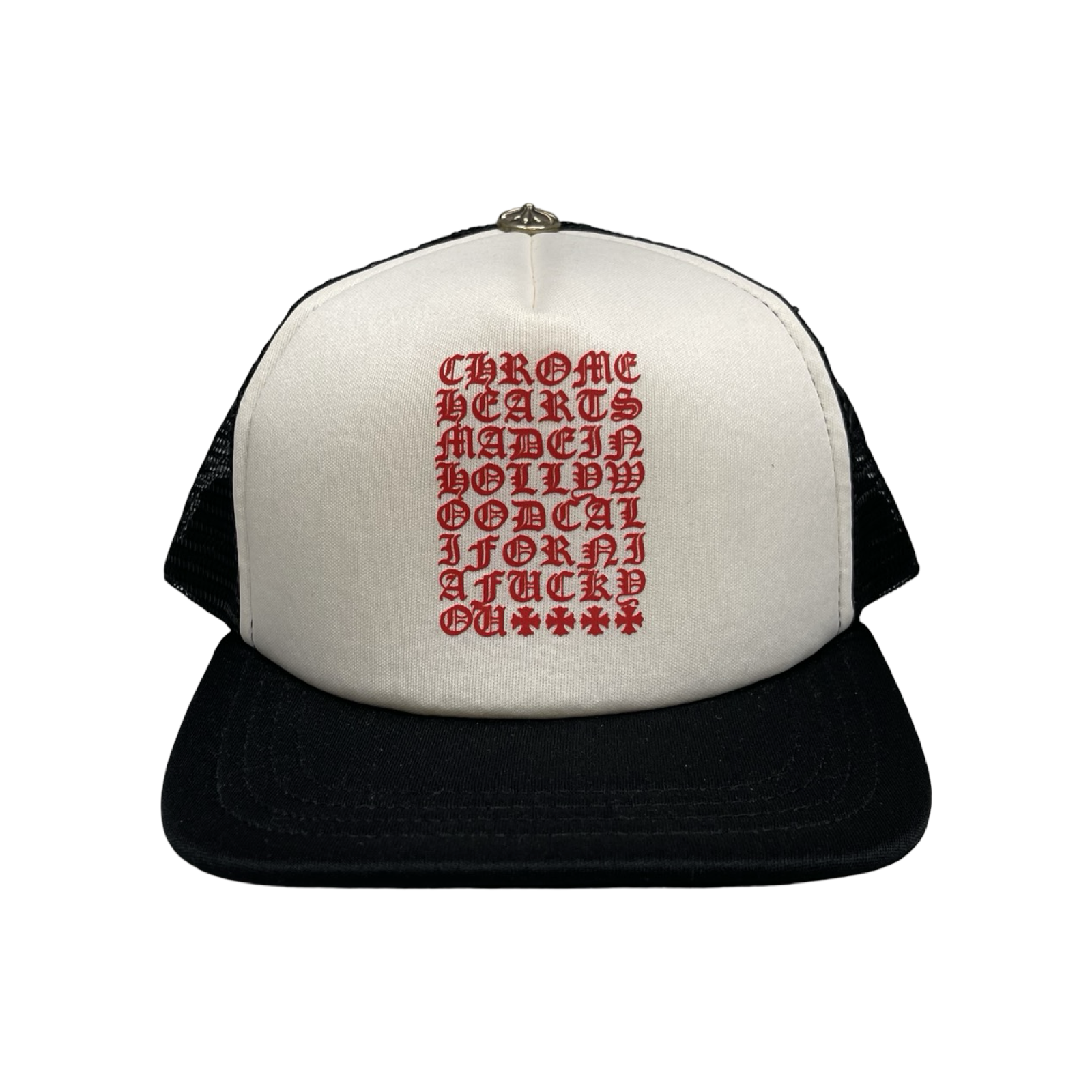 CHROME HEARTS Eyechart Trucker Mesh Cap Size ONE SIZE（53-60）