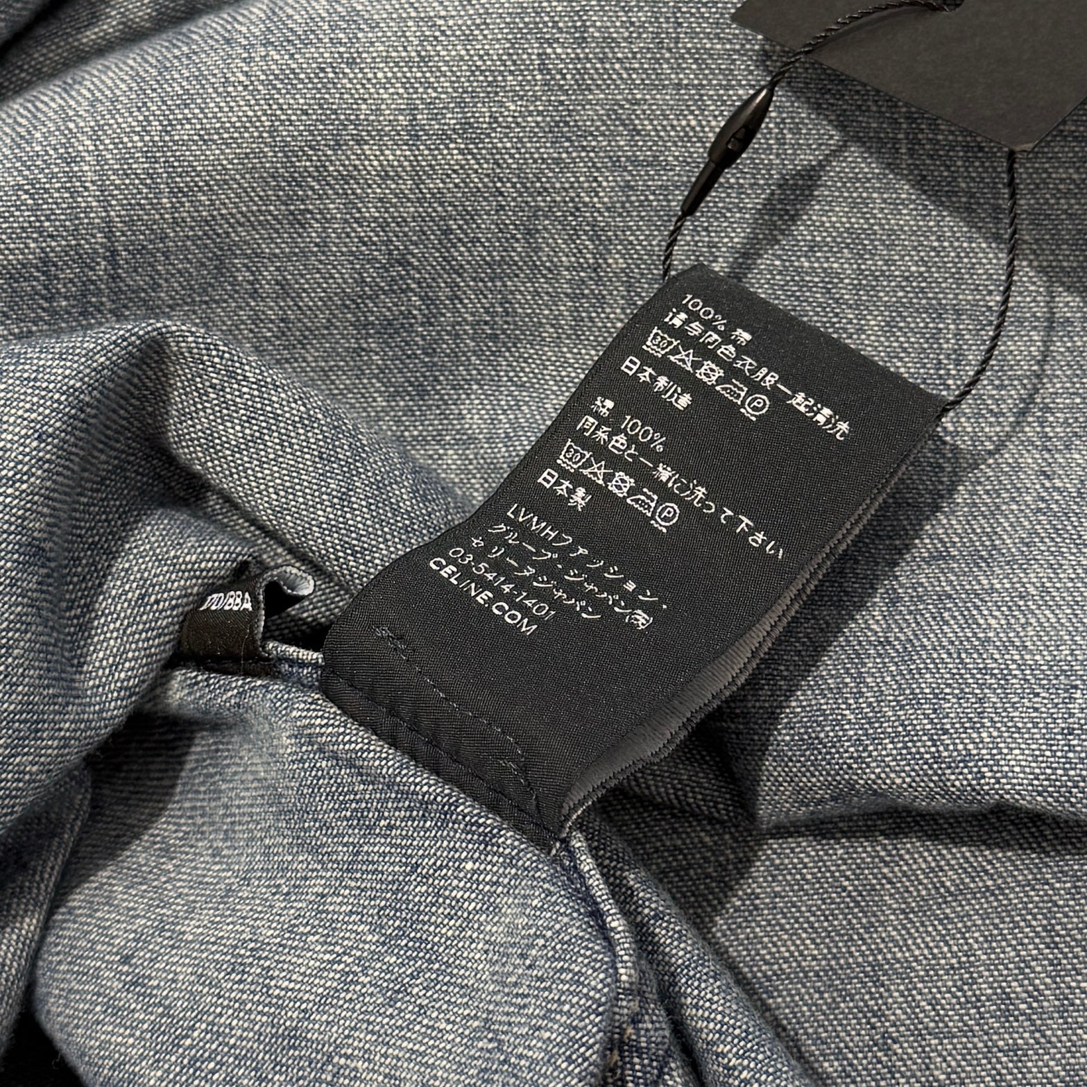 CELINE 2022SS Western Denim Shirt 2T217362M Size M セリーヌ