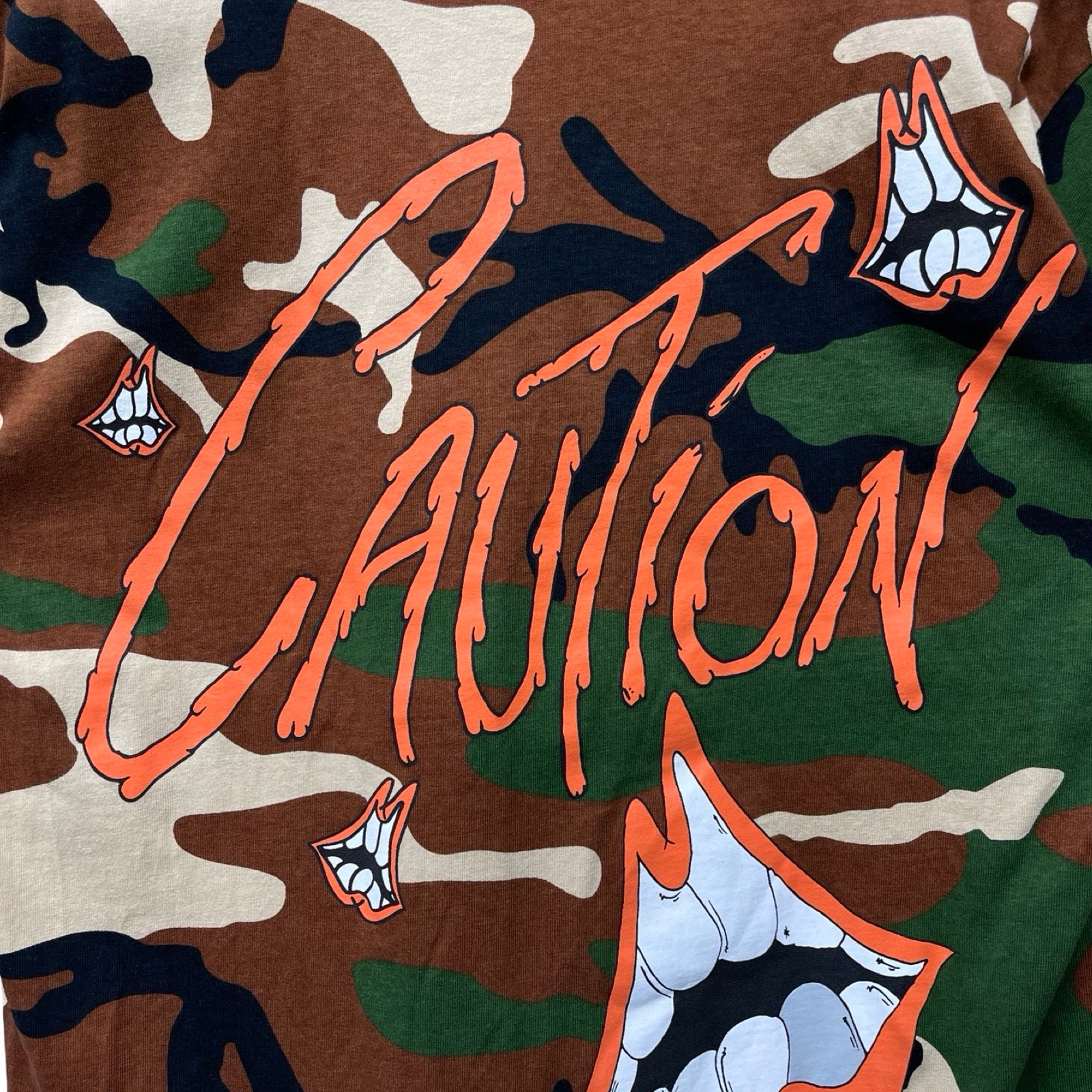 CHROME HEARTS×MATTY BOY 2022SS PPO CAUTION Tee Size L