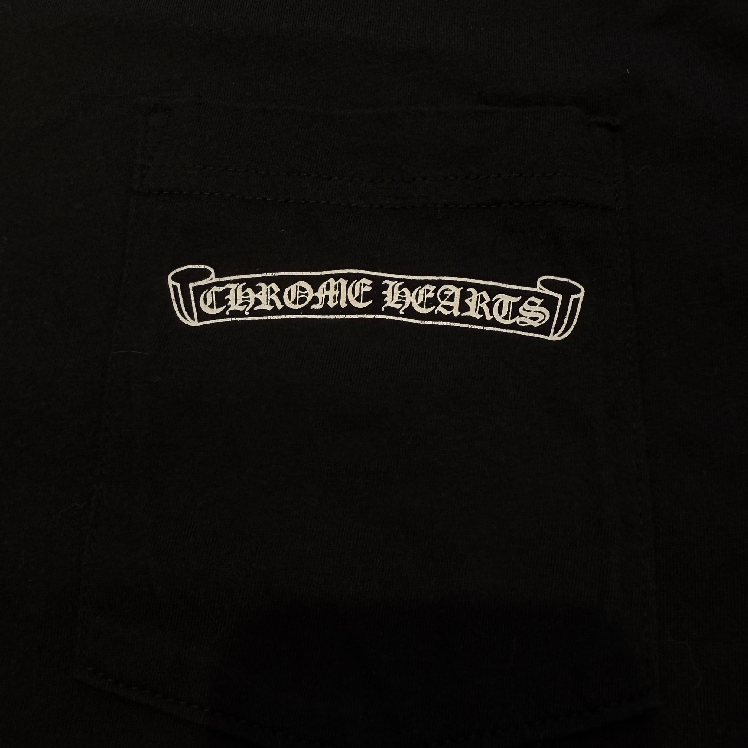 CHROME HEARTS Back Arch USA Logo Tee Size L クロムハーツ バック
