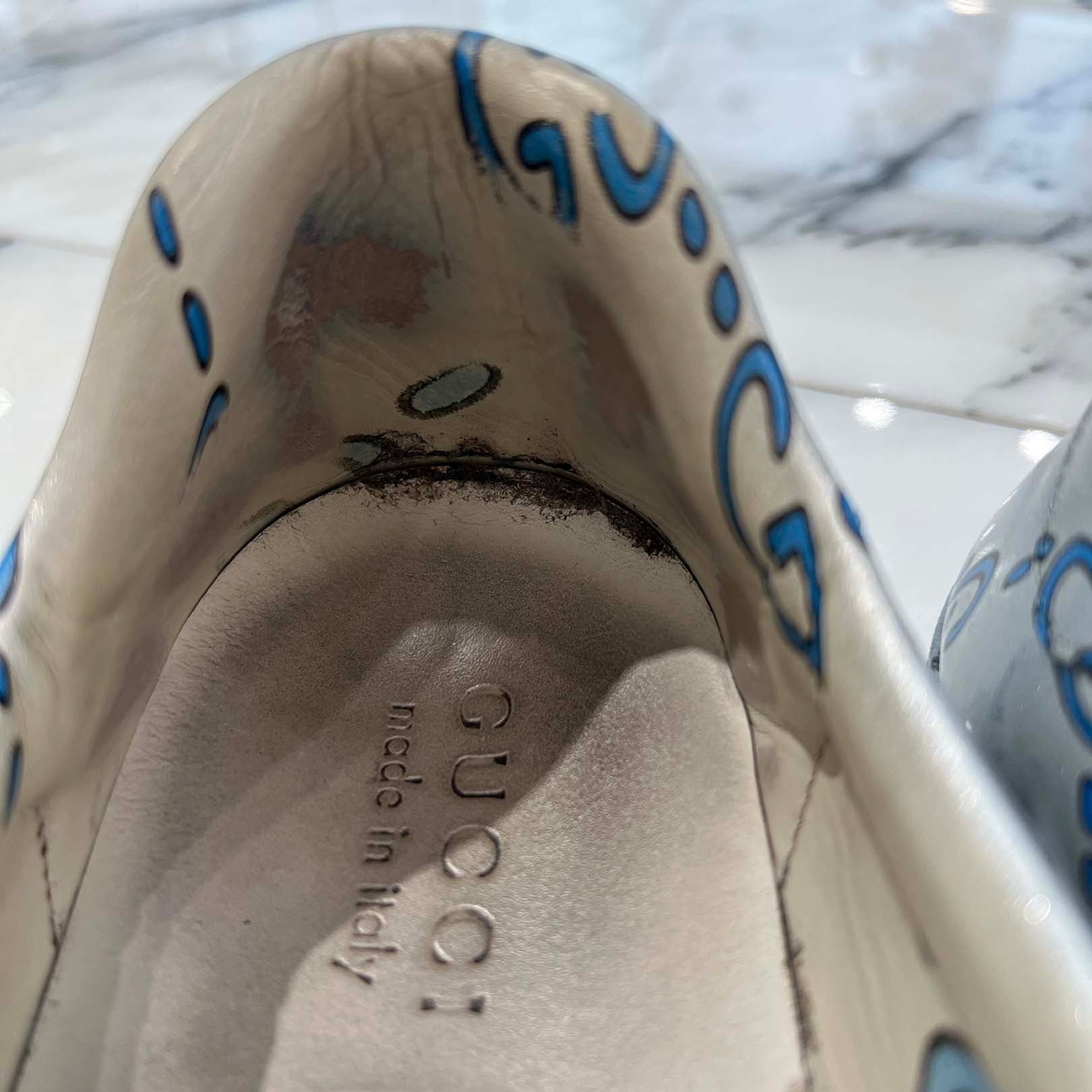 GUCCI 2019AW GG Metallic Patent Leather Low Top Sneakers 548938 Size 9 (27.0cm) グッチ GGメタリックパテントレザーローカットスニーカー サイズ9 (27.0cm)