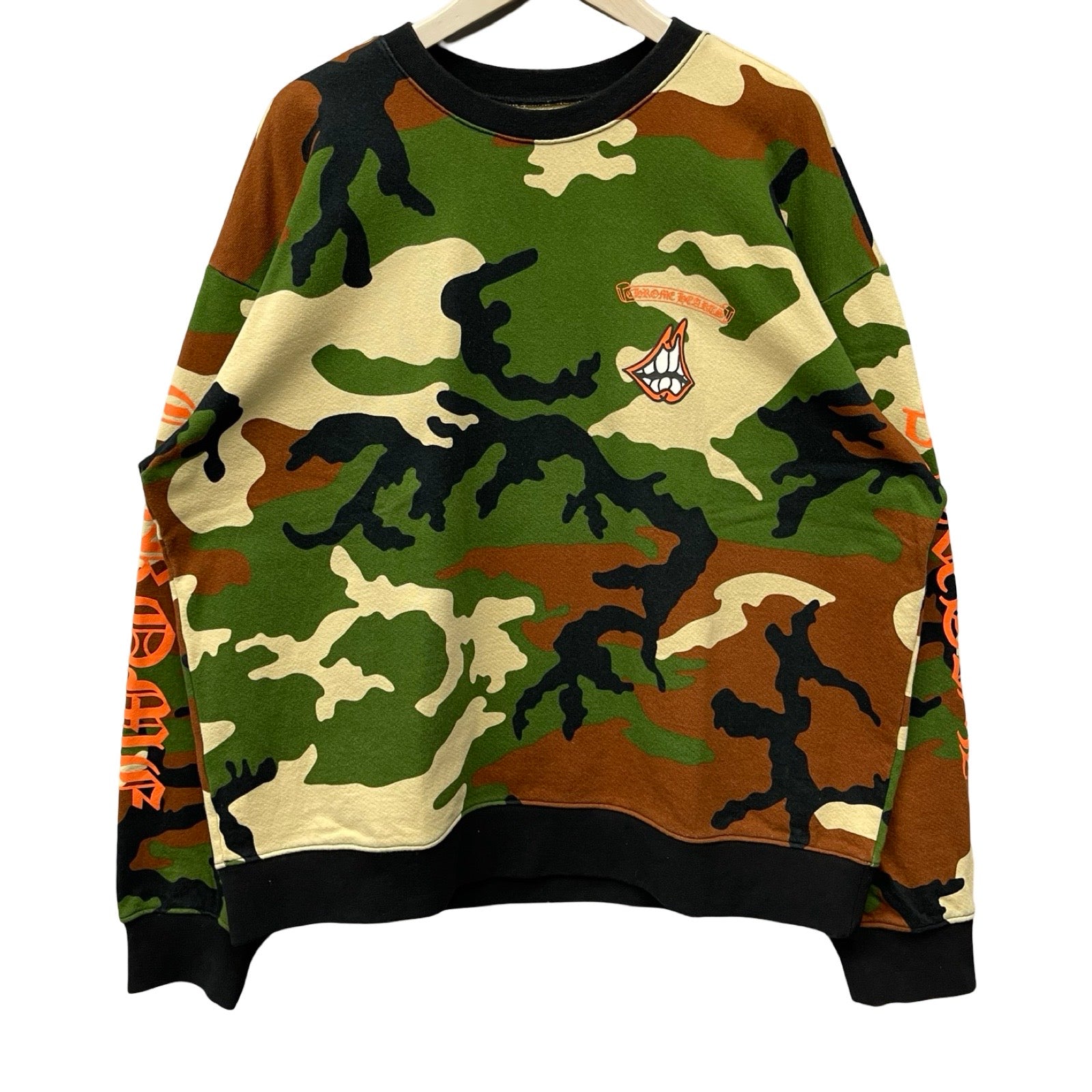 CHROME HEARTS×MATTY BOY 2022SS PPO CAUTION SWTSHRT Size XXL