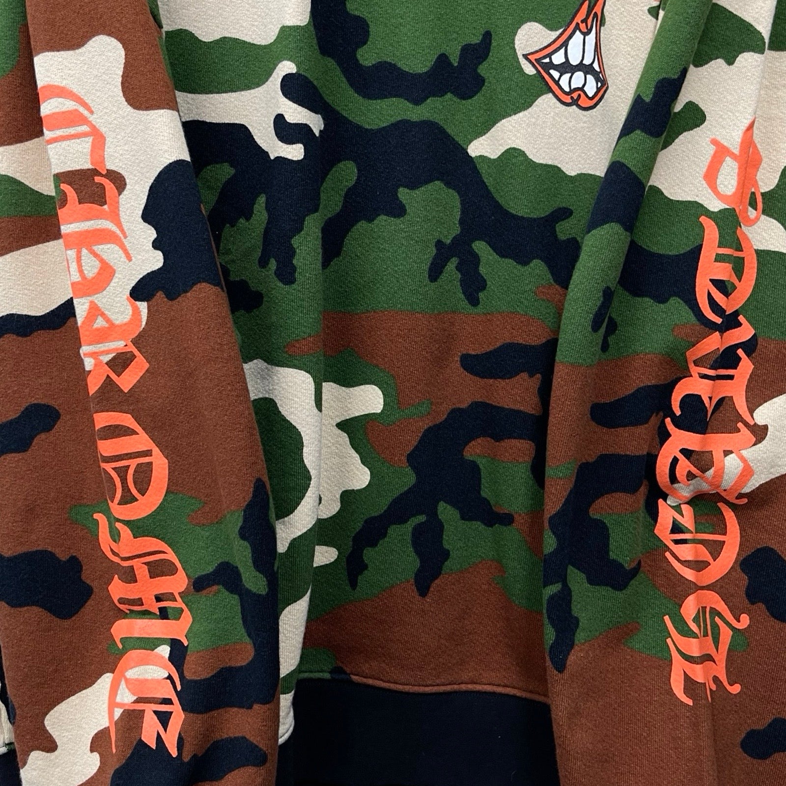 CHROME HEARTS×MATTY BOY 2022SS PPO CAUTION SWTSHRT Size XXL