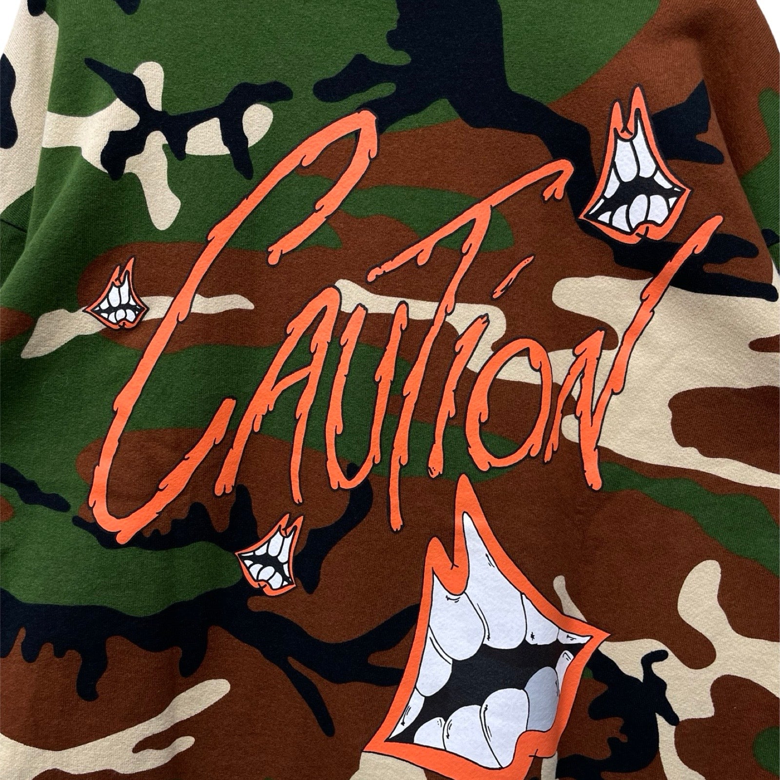 CHROME HEARTS×MATTY BOY 2022SS PPO CAUTION SWTSHRT Size XXL