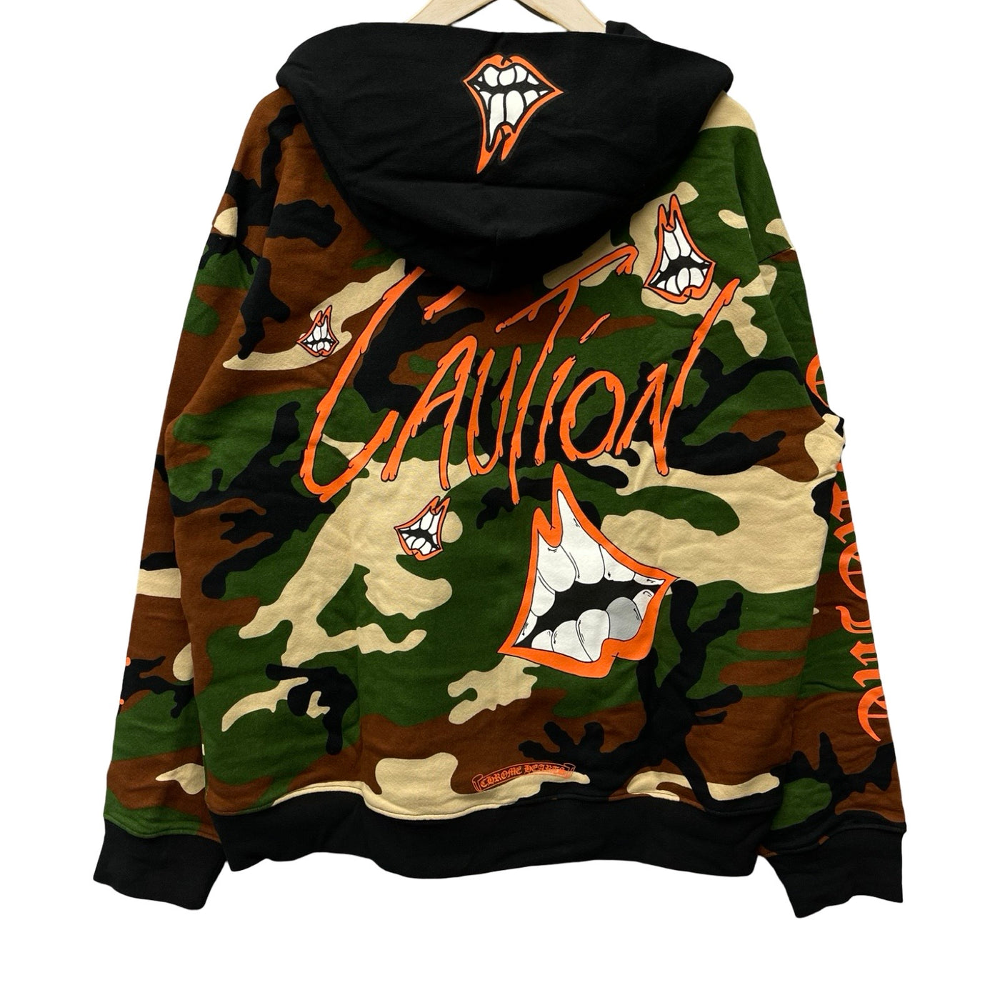 CHROME HEARTS×MATTY BOY 2022SS PPO CAUTION HD PLVR Size XL 