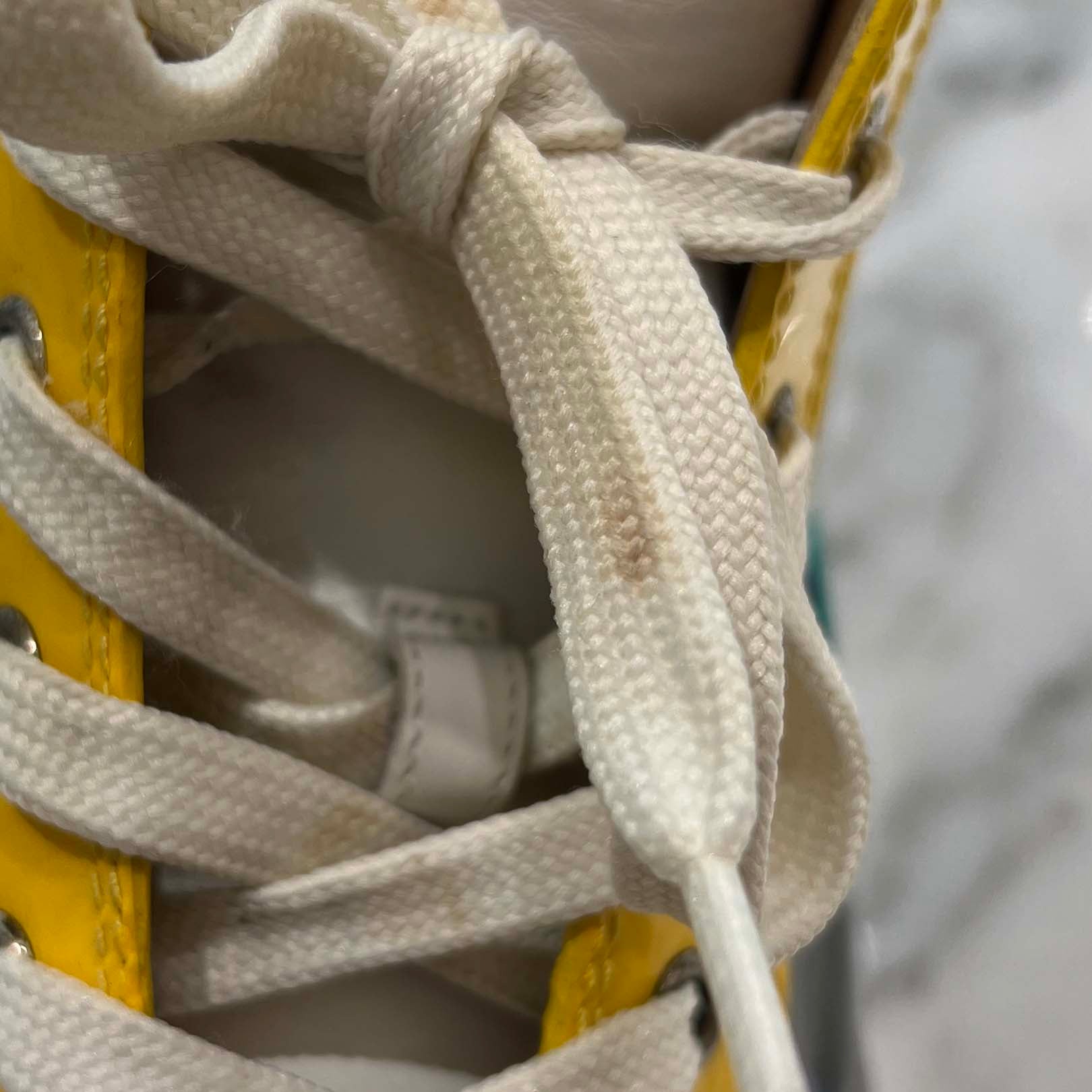 Christian Louboutin Spiked Studded Patent Leather High Top