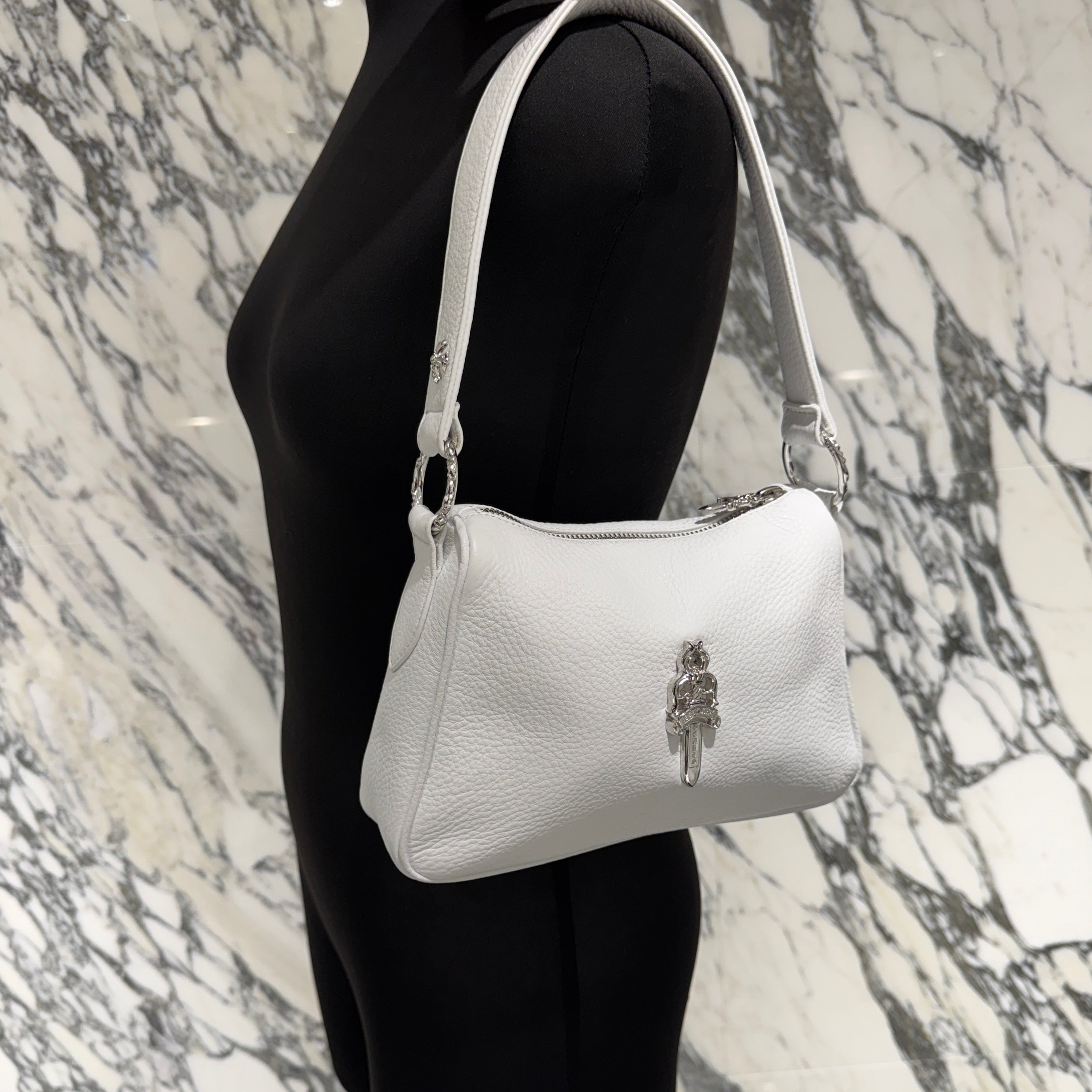 CHROME HEARTS CHICKEN NUGGET Small Leather Shoulder Bag クロムハーツ チキンナゲット スモールレザー ショルダーバッグ