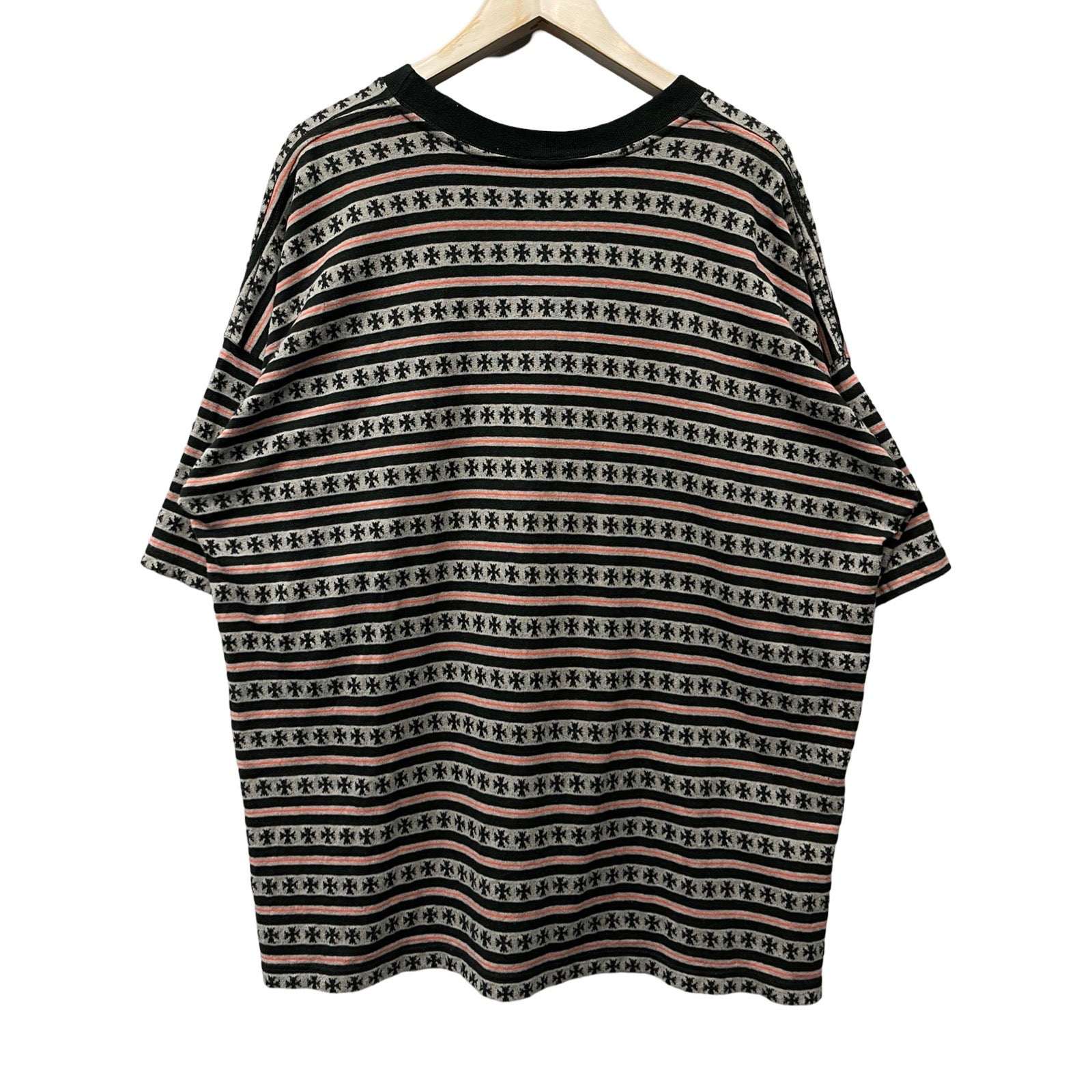 CHROME HEARTS×MATTY BOY Y Not Stripe Cross Tee Size XL